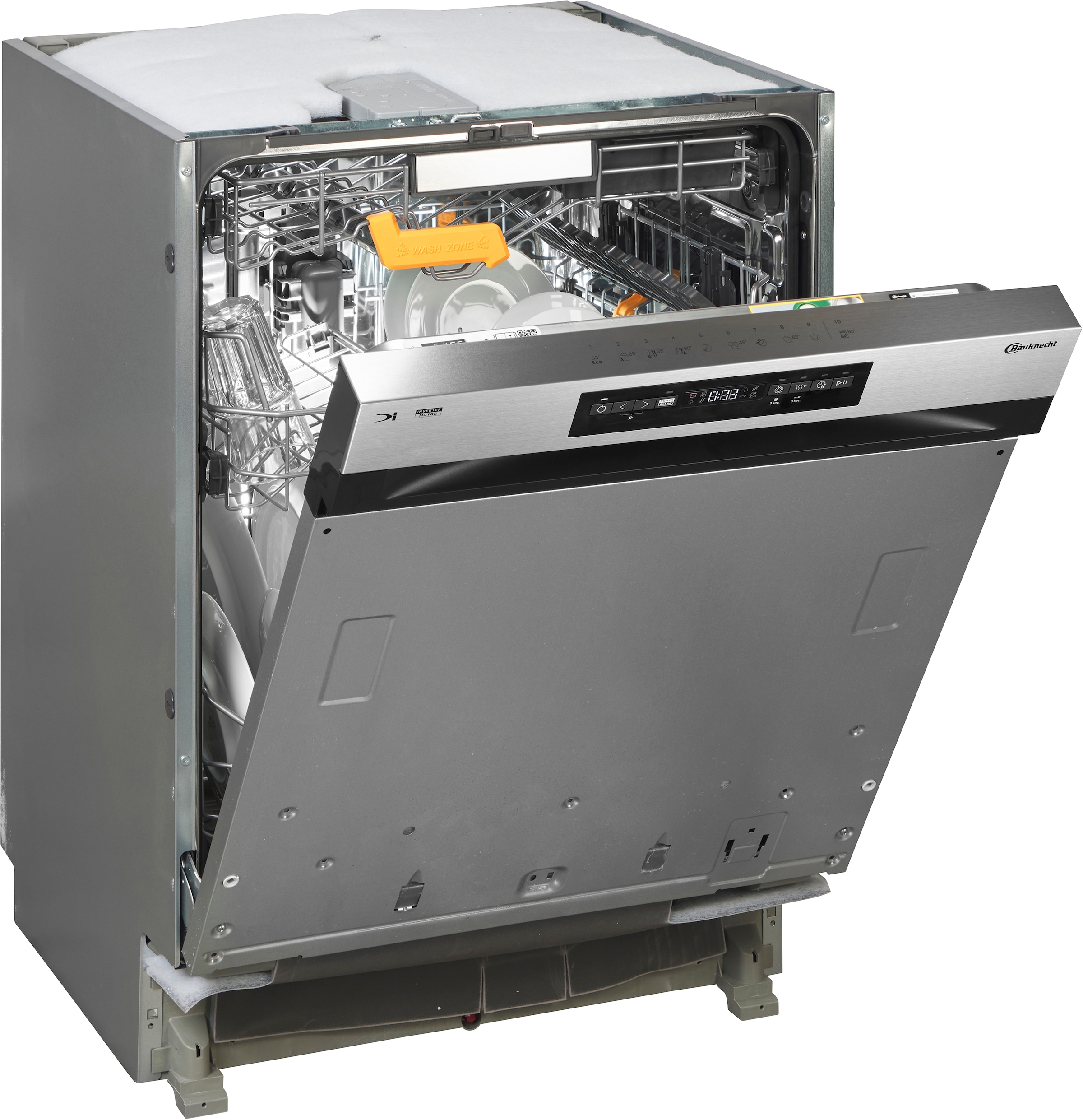 BAUKNECHT teilintegrierbarer Geschirrspüler »BKSV1 PBM« 15 tlg. Maßgedecke