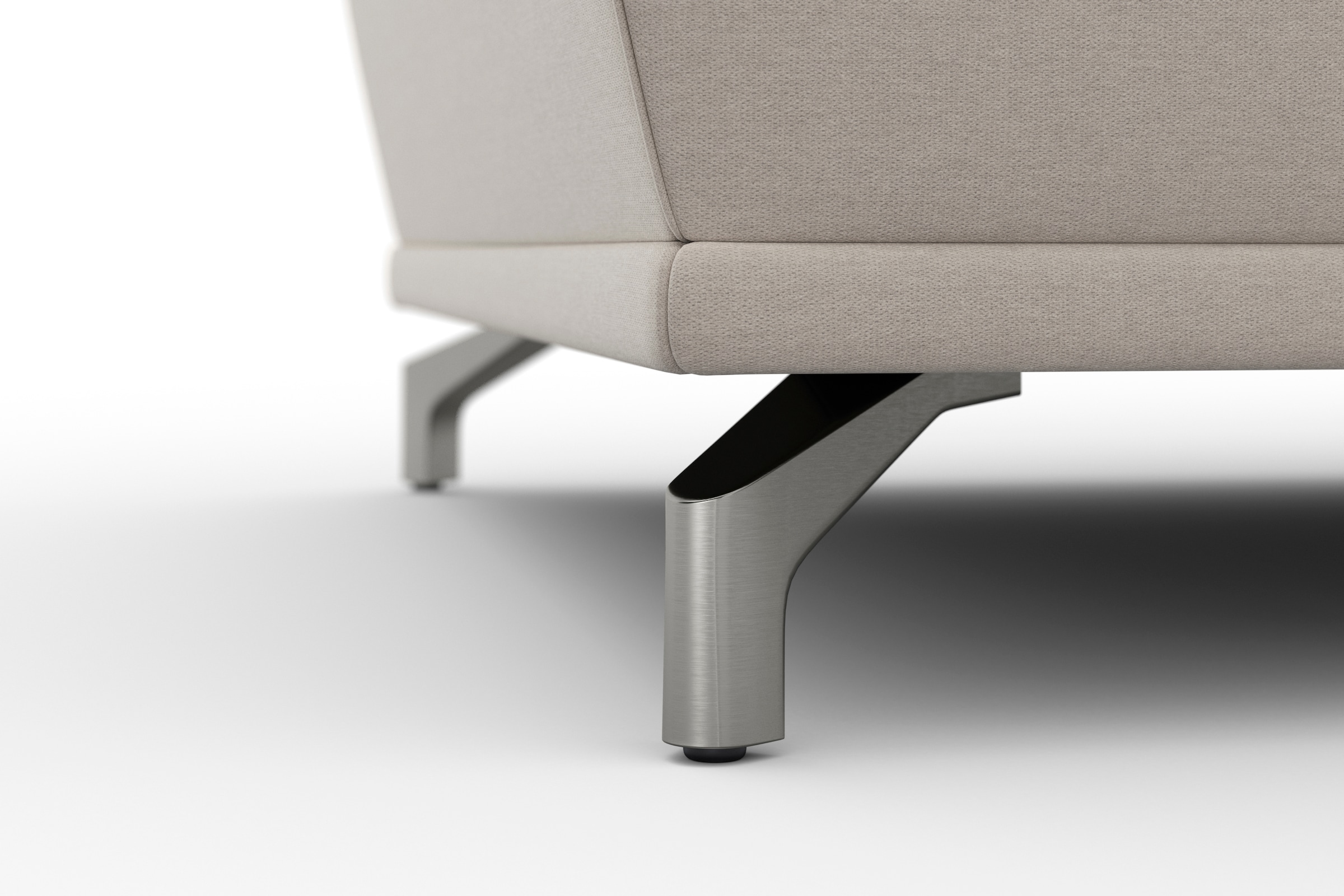 sit&more Ecksofa »Cabrio L-Form, B: 274 cm, mit Sitztiefen-, Arm- & Kopfteilverstellung« 3 Nierenkissen, Federkern, optional Bettfunktion und Stauraum