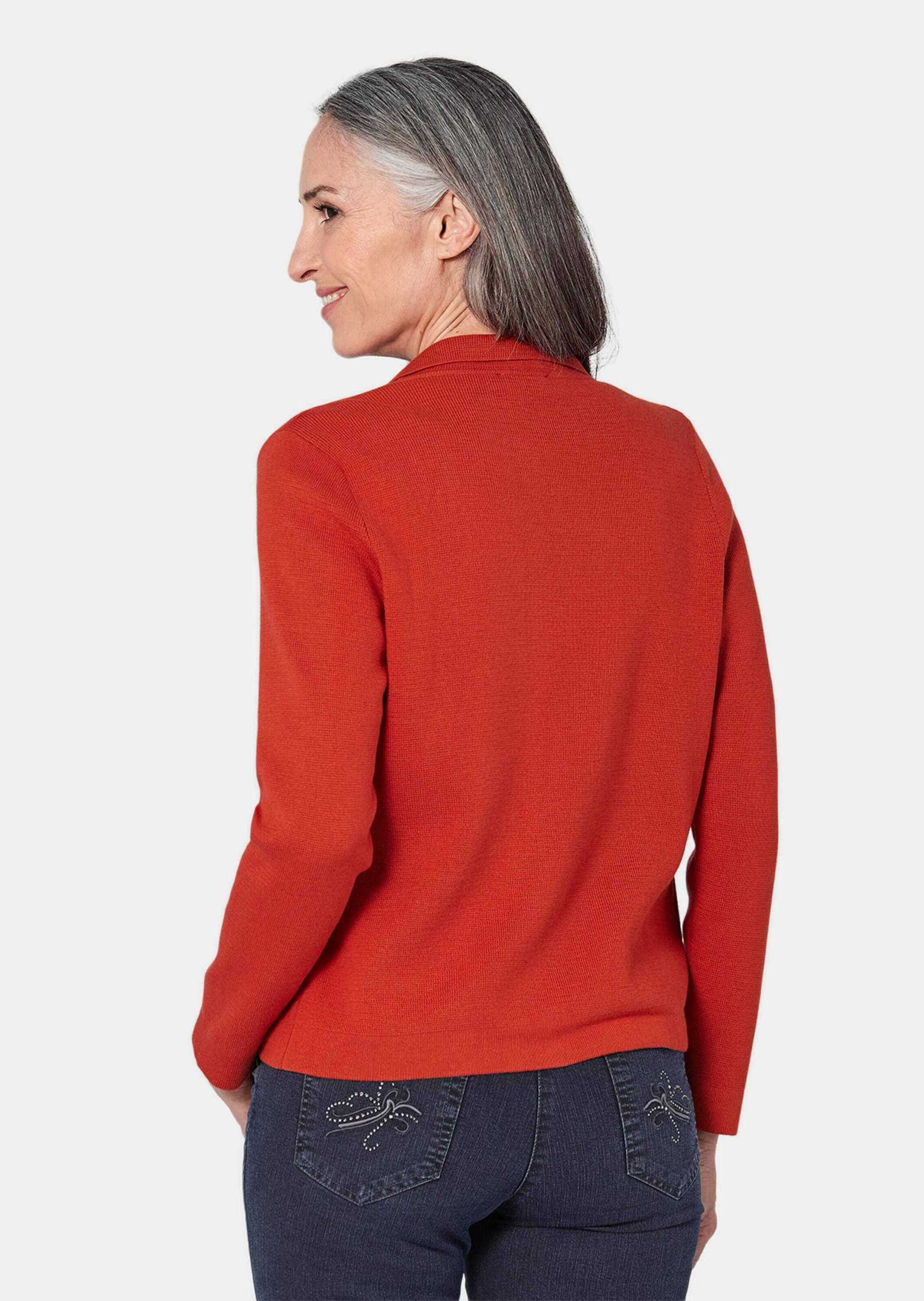 GOLDNER Strickjacke »Strickjacke Strickjacke in Jeans Optik«