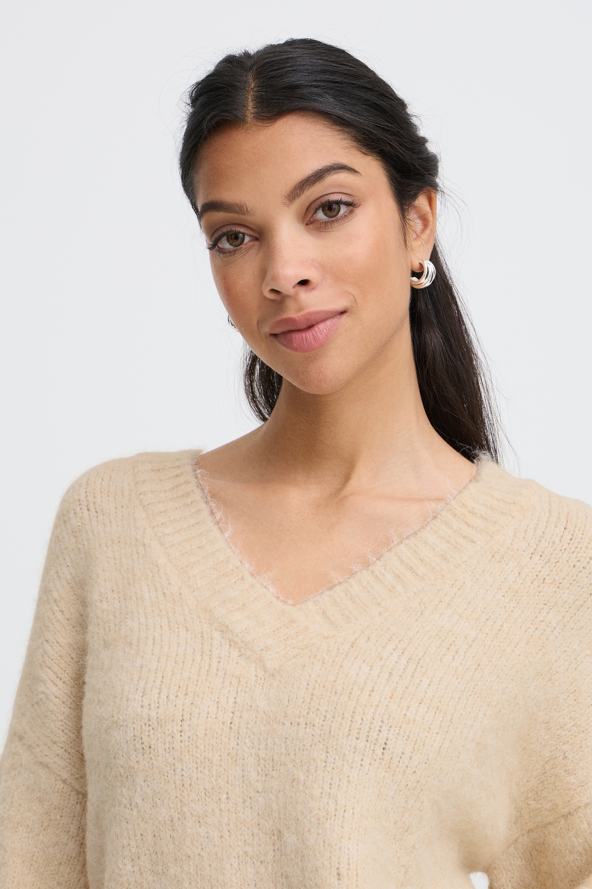 b.young Kurzarmpullover »Damen Kurzarm-Bluse BYMILLERS«