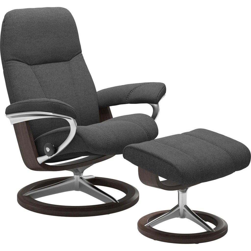 Stressless® Relaxsessel »Consul«, (Set, Relaxsessel mit Hocker)