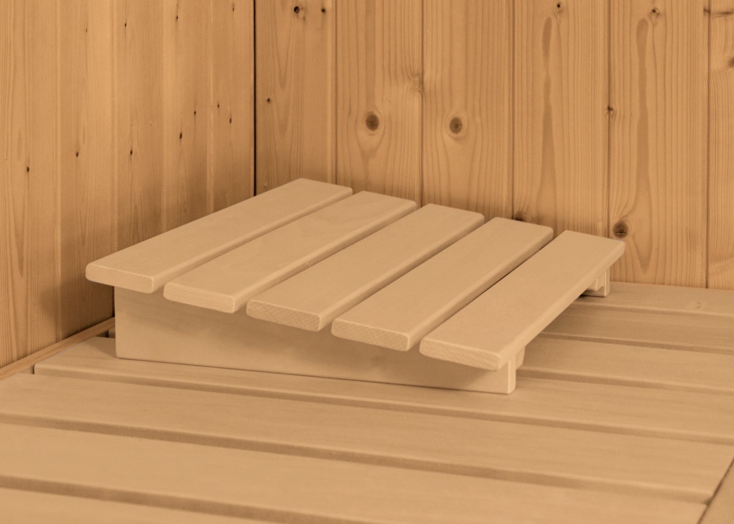 welltime Sauna »Sunie«, 3,6-kW-Plug & Play Ofen mit int. Steuerung