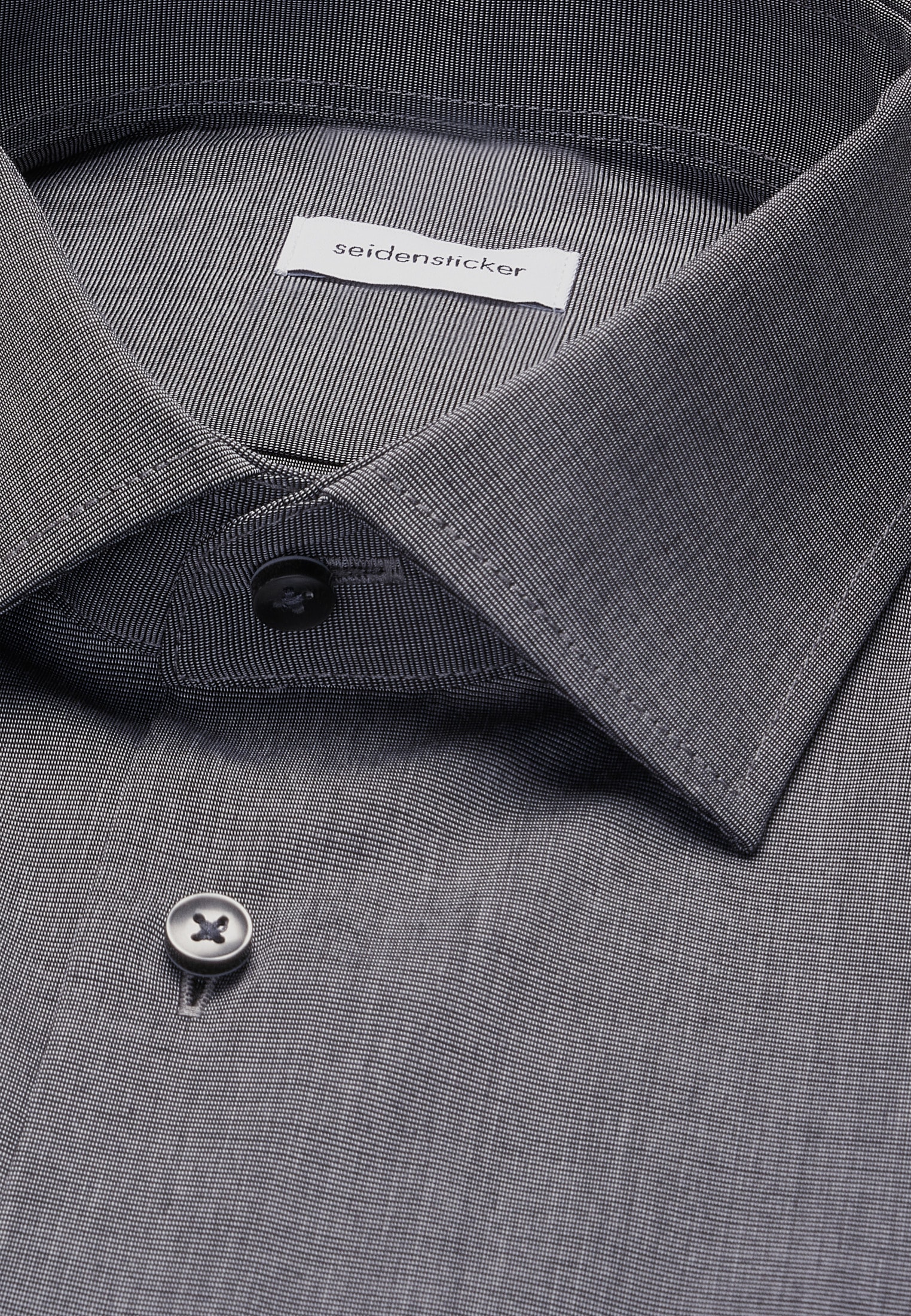 seidensticker Businesshemd »Schwarze Rose« Shaped 1/1 Kentkragen Uni