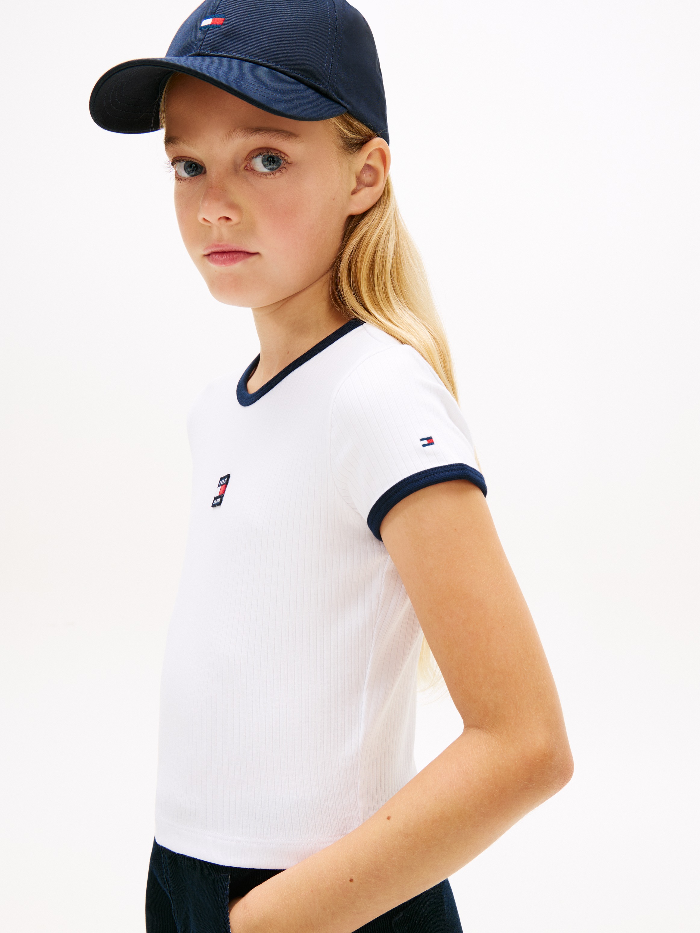 Tommy Hilfiger T-Shirt Kinder bis 16 Jahre, mit Rundhalsausschnitt