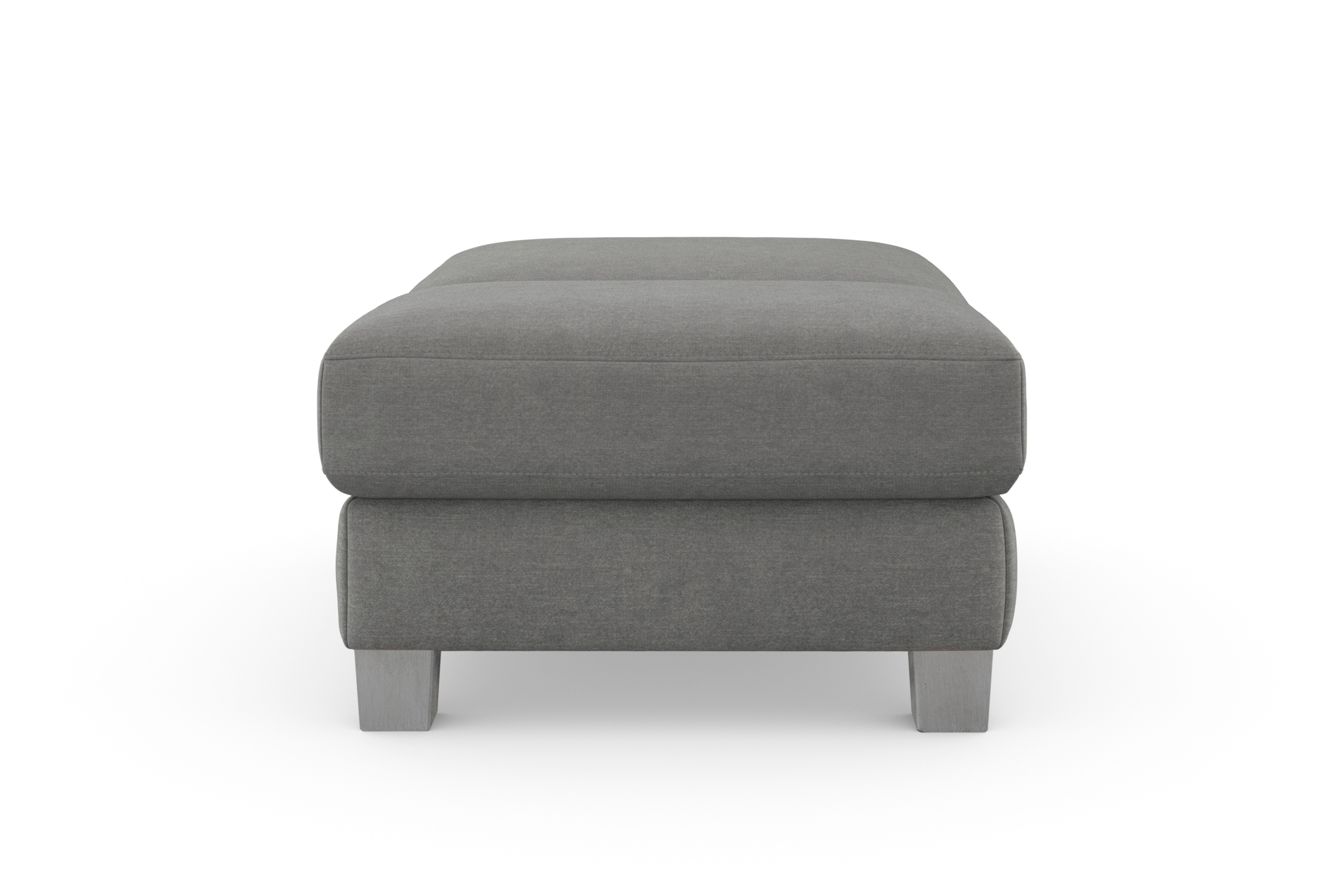 sit&more Polsterhocker »Dundee«, mit Klappfunktion, Federkern und hochwertigen Edelstahlfüßen