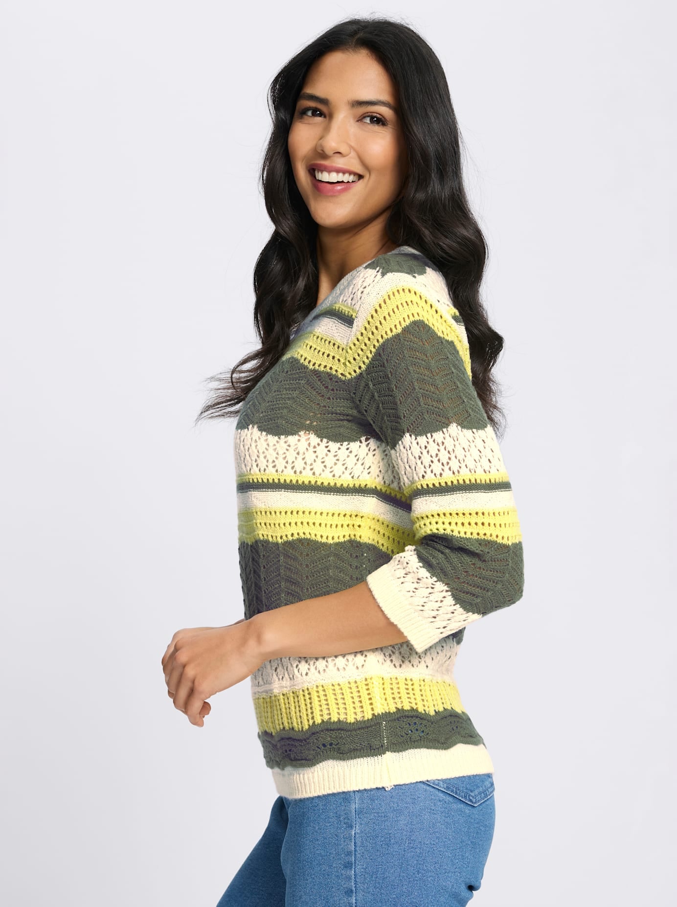 Classic Basics Strickpullover »3/4-Arm-Pullover«