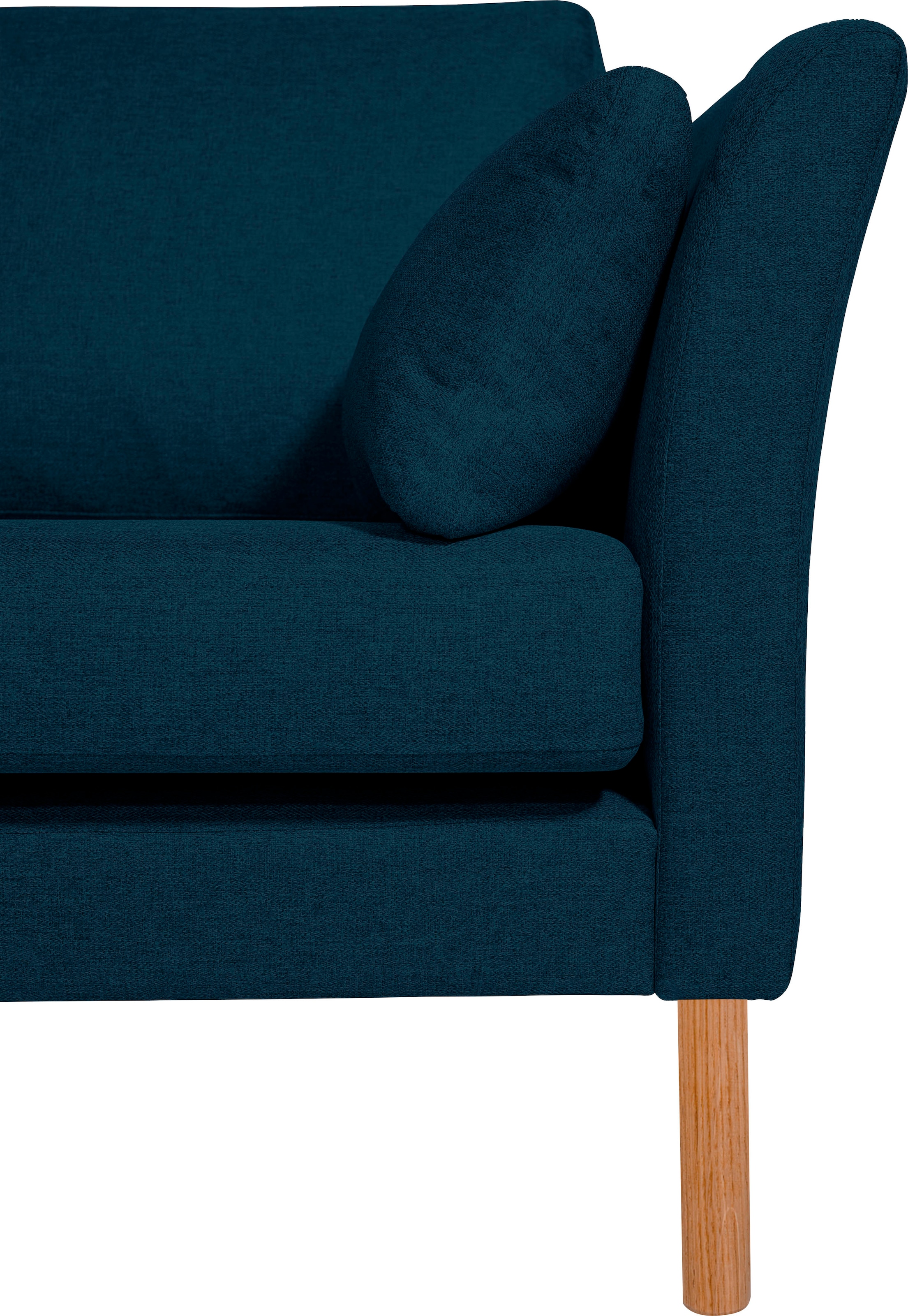 andas Ecksofa »Grenzda, L-Form,« mit Holzfüßen