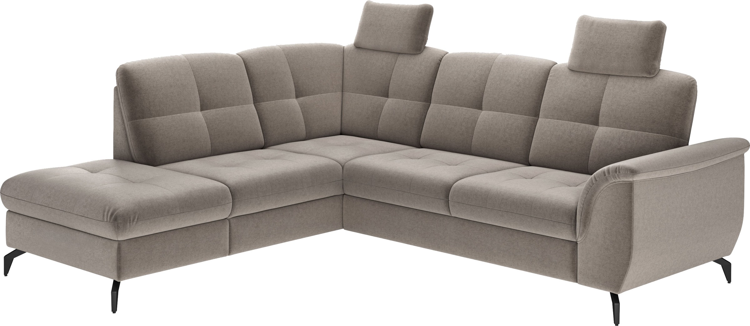 sit&more Ecksofa »Zora L-Form«, wahlweise mit Bettfunktion und Bettkasten