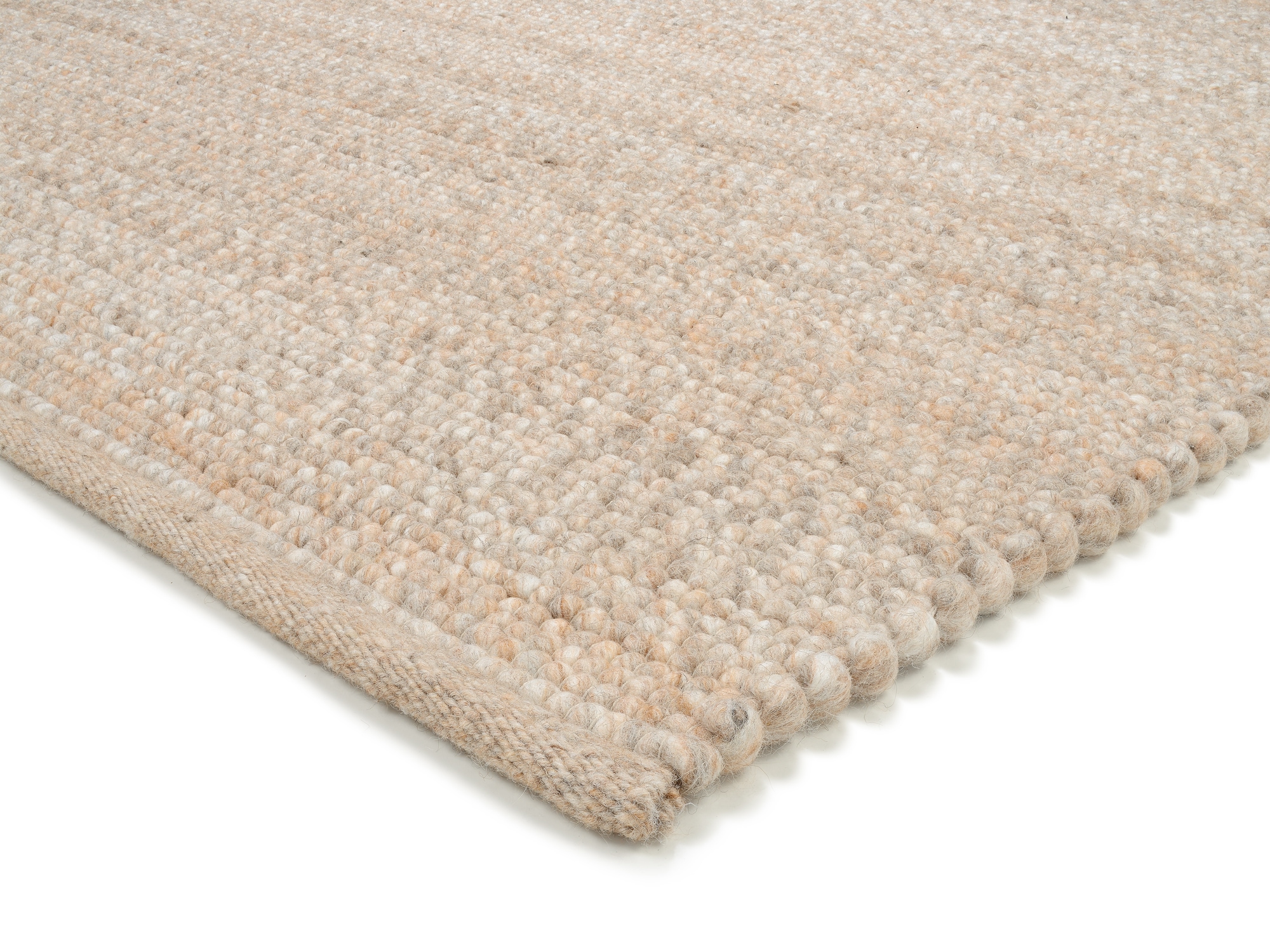 OCI DIE TEPPICHMARKE Teppich »FAVORIT«, rund, 12 mm Höhe, Handweb-Teppich aus Indien, handgewebt, hochwertig verarbeitet