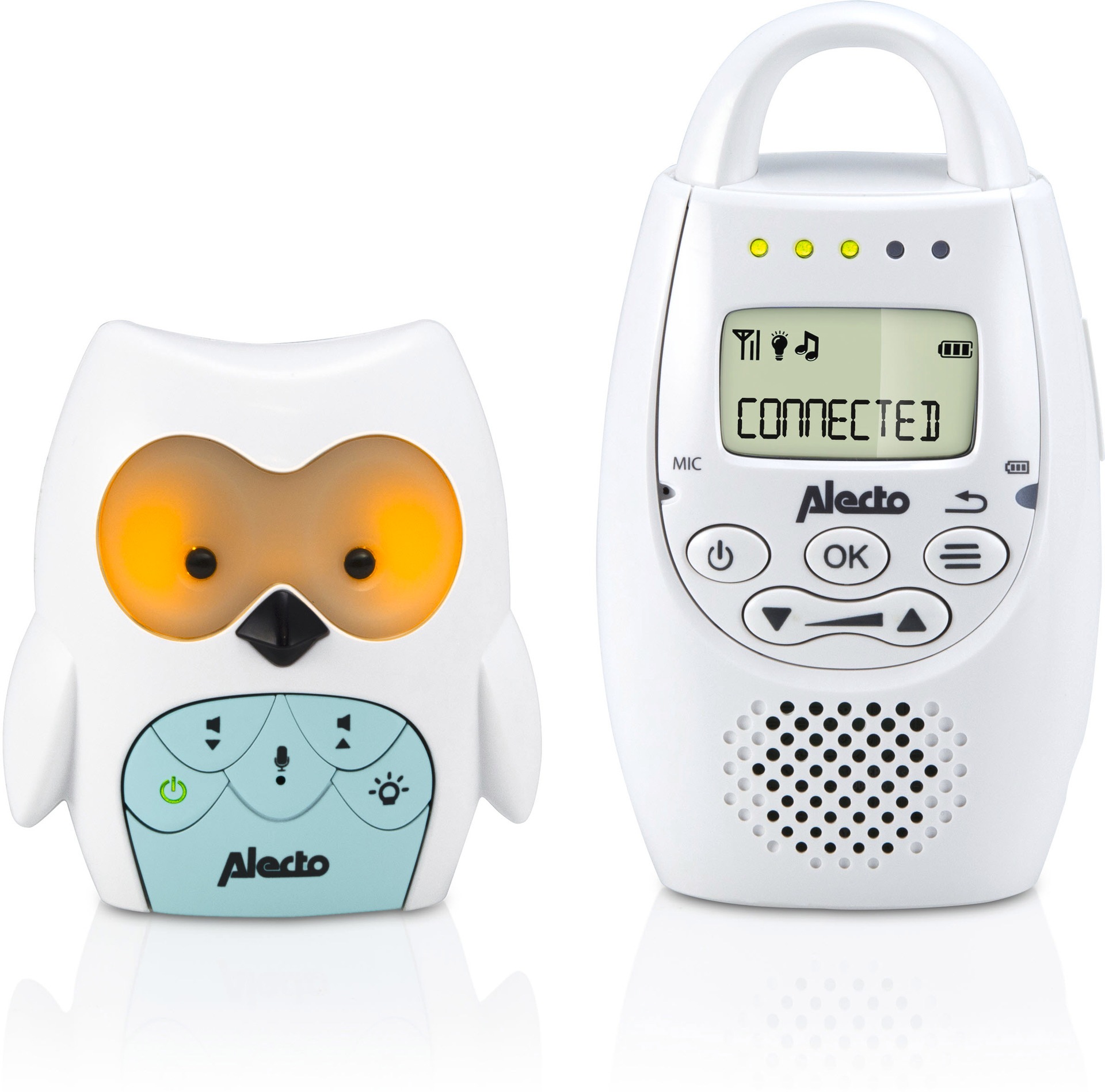 Alecto Babyphone »DBX-84 DECT Babyphone Eule«, mit Gegensprechfunktion