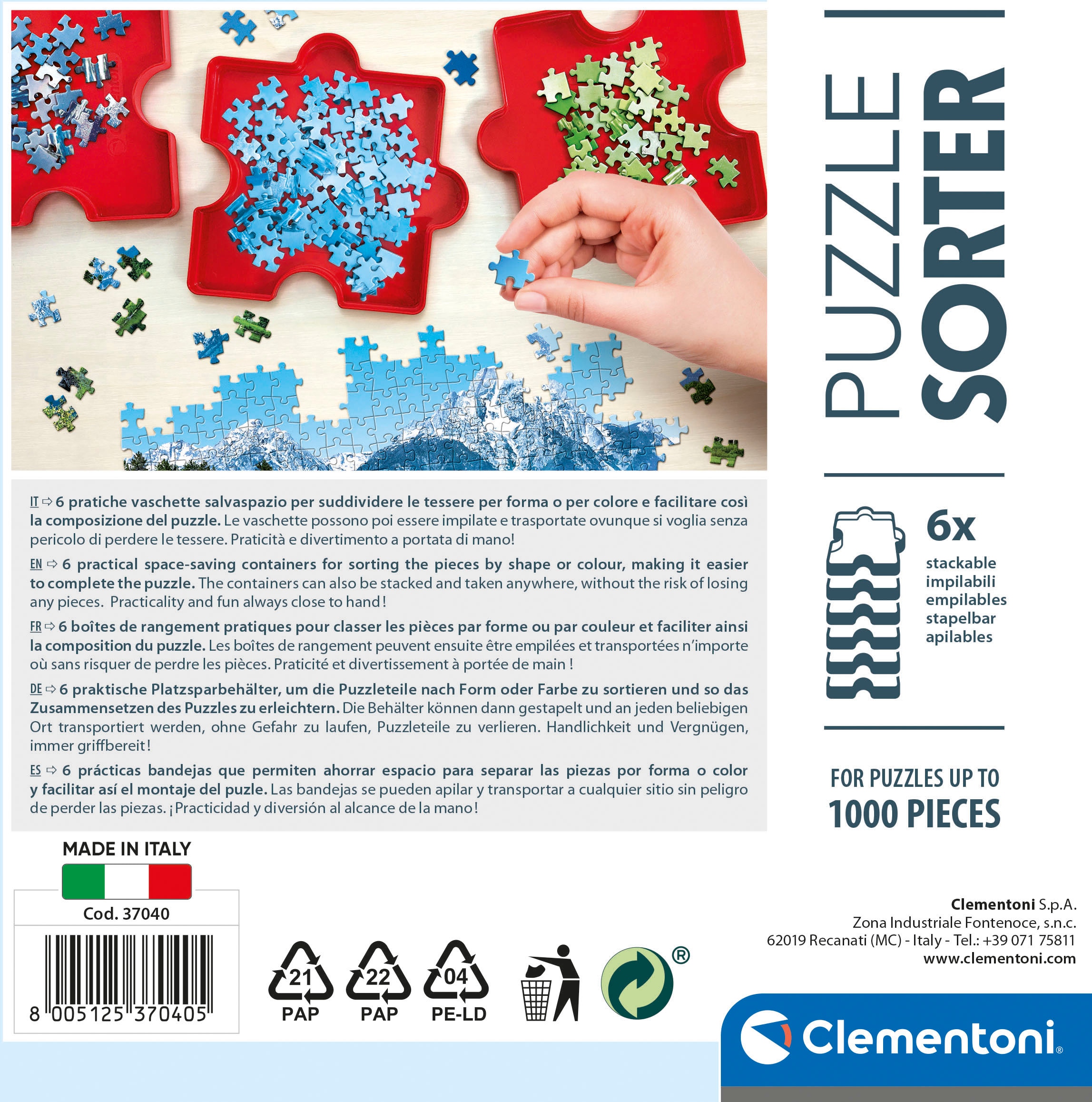 Clementoni® Puzzle »Sortierer«, Made in Europe