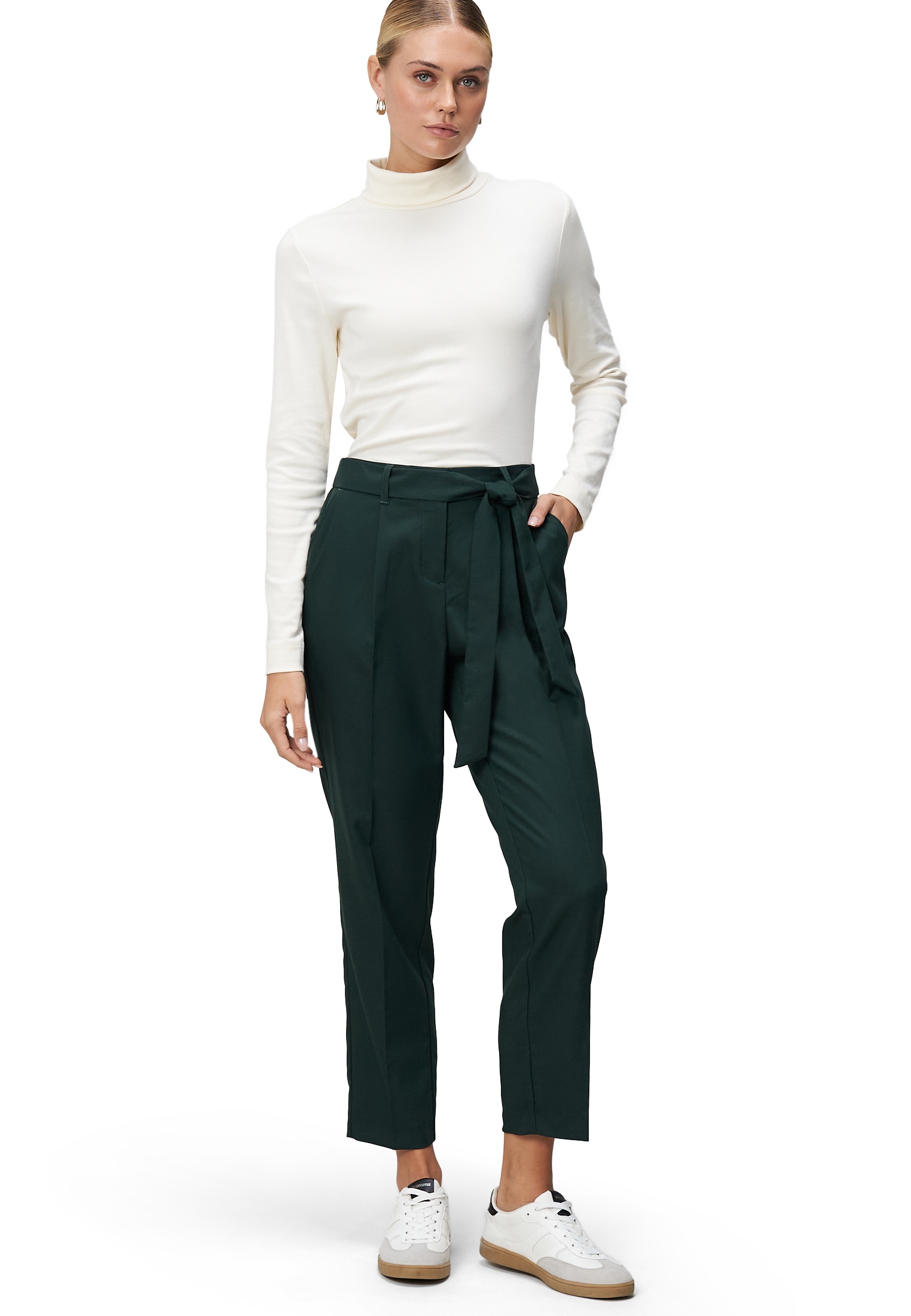 Zero Stoffhose »Stoffhose mit Gürtel 28 Inch«