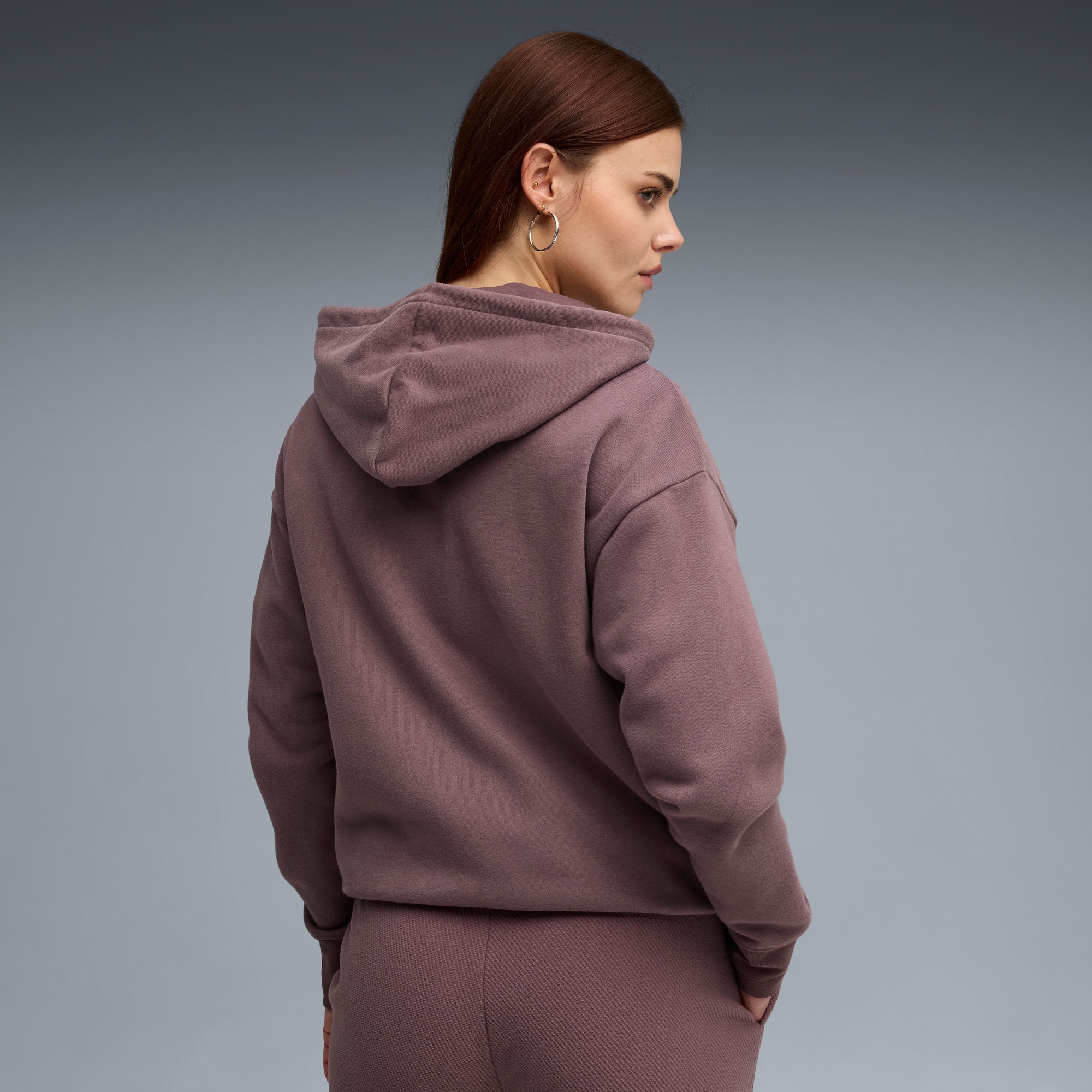 PUMA Kapuzensweatshirt »HER RELAXED FULL-ZIP HOODIE FL«
