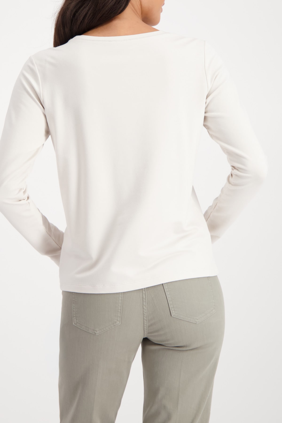 Monari Langarmshirt »Shirt Pailletten Stick«