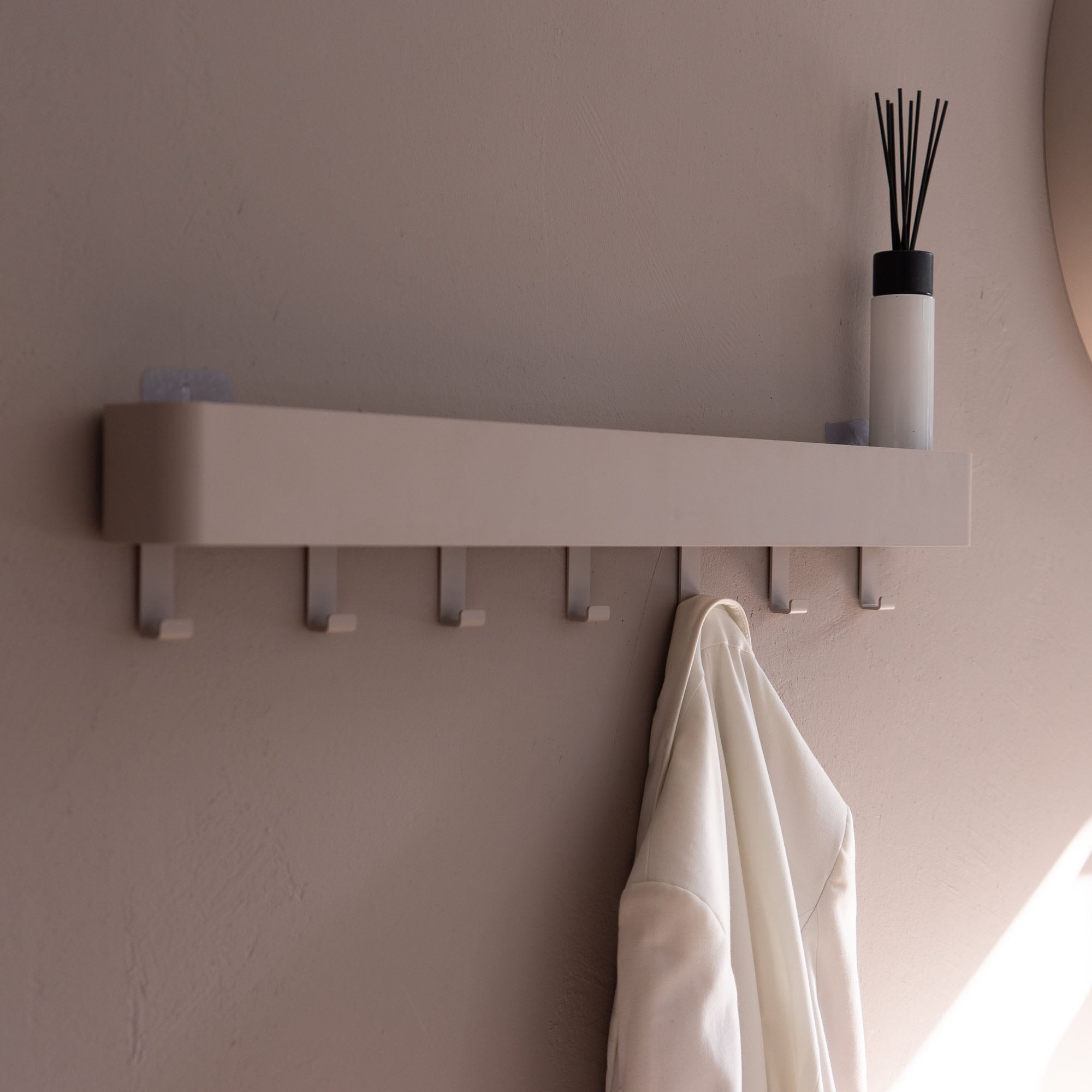 Spinder Design Garderobenhaken »Multi 7« 2-in-1 Wandregal + Garderobe