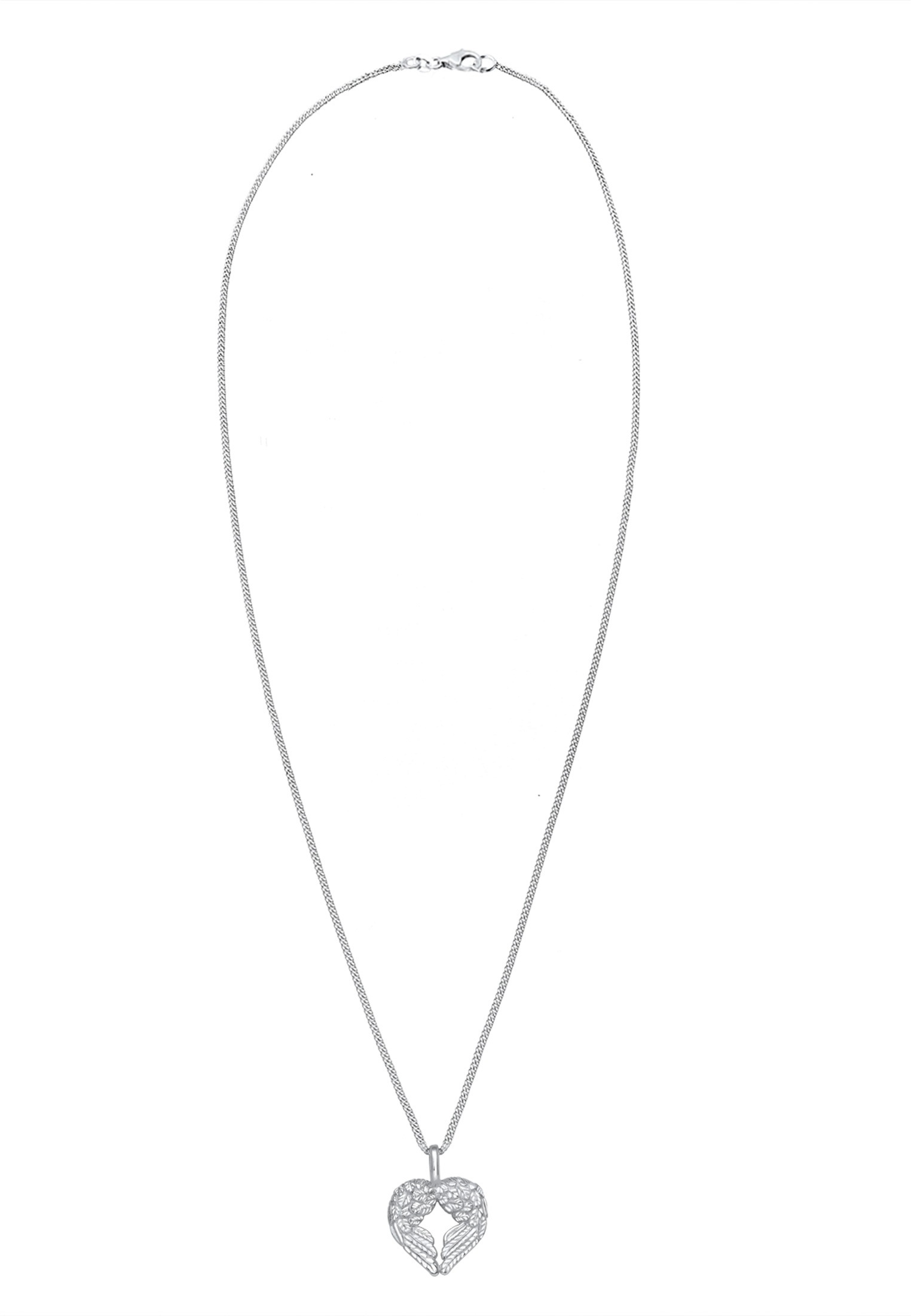 Elli Kette mit Anhänger »Halskette Flügel Herz 925 Sterling Silber«
