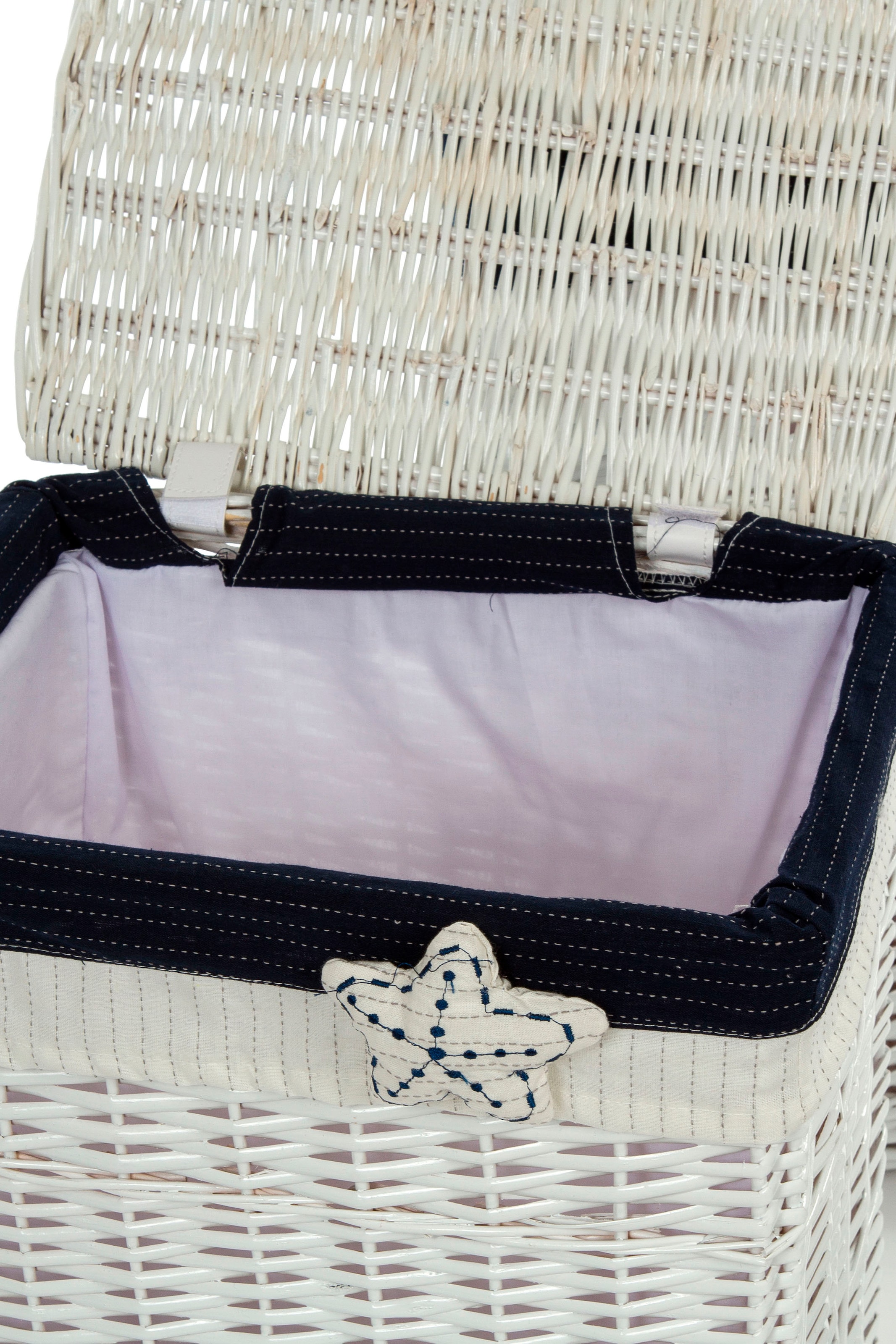 Home affaire Dekokorb »Karolina«, (Set, 5 St.), mit maritimer Seestern-Dekoration