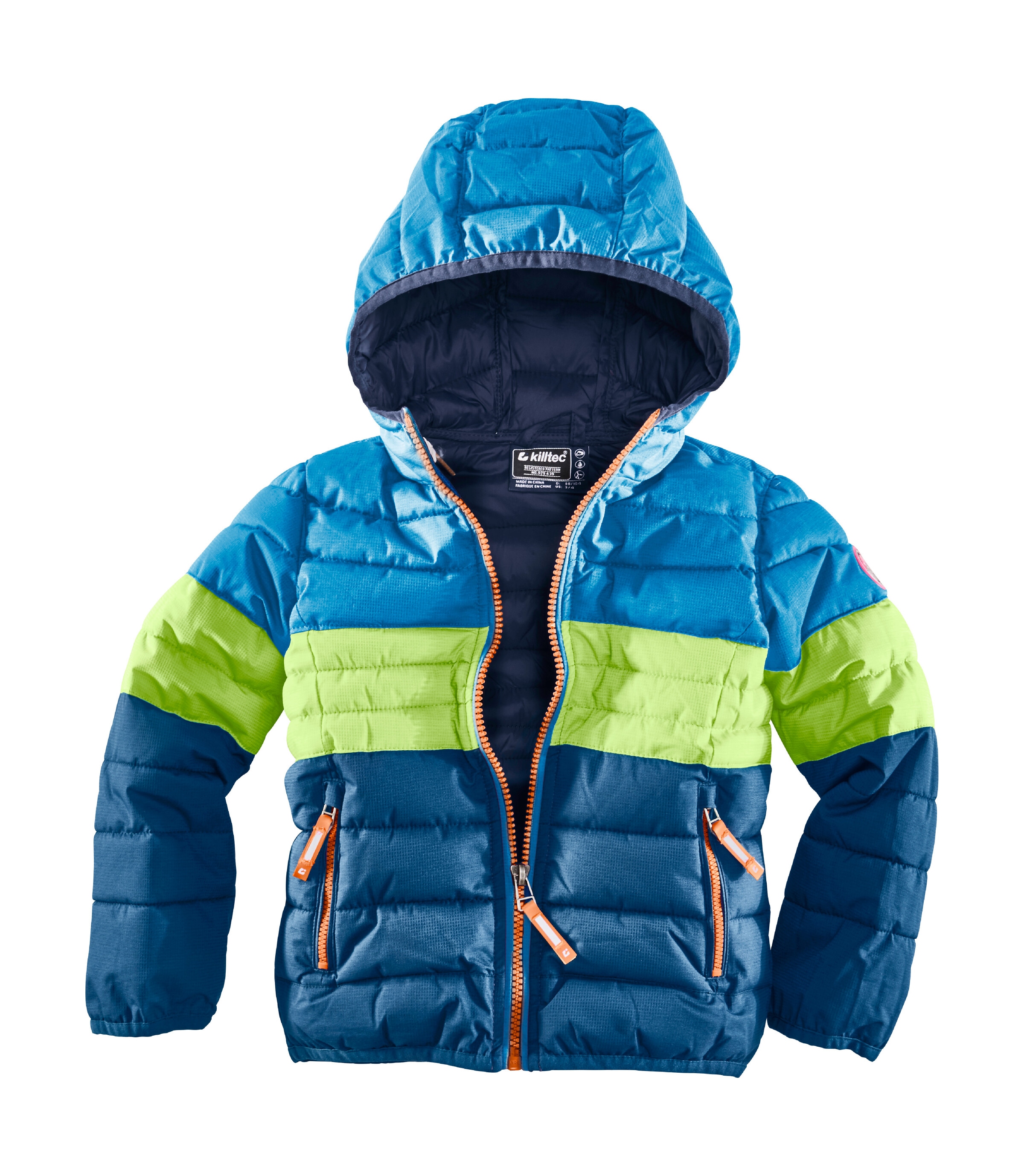 Killtec Steppjacke »Hipsy Mini« Wasser- und windabweisende Steppjacke im Colourblock-Design