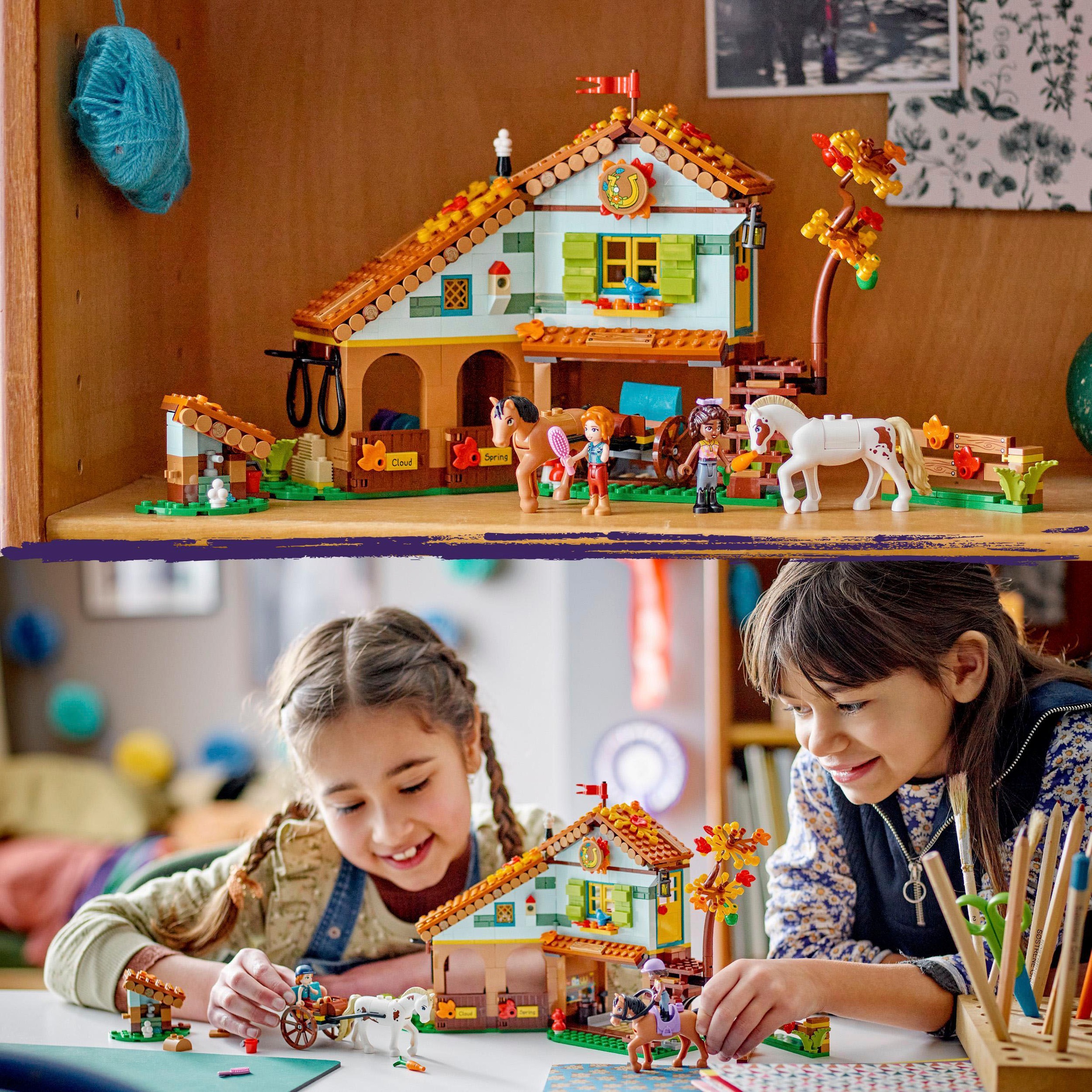 LEGO® Konstruktionsspielsteine »Autumns Reitstall (41745), LEGO® Friends«, (545 St.), Made in Europe