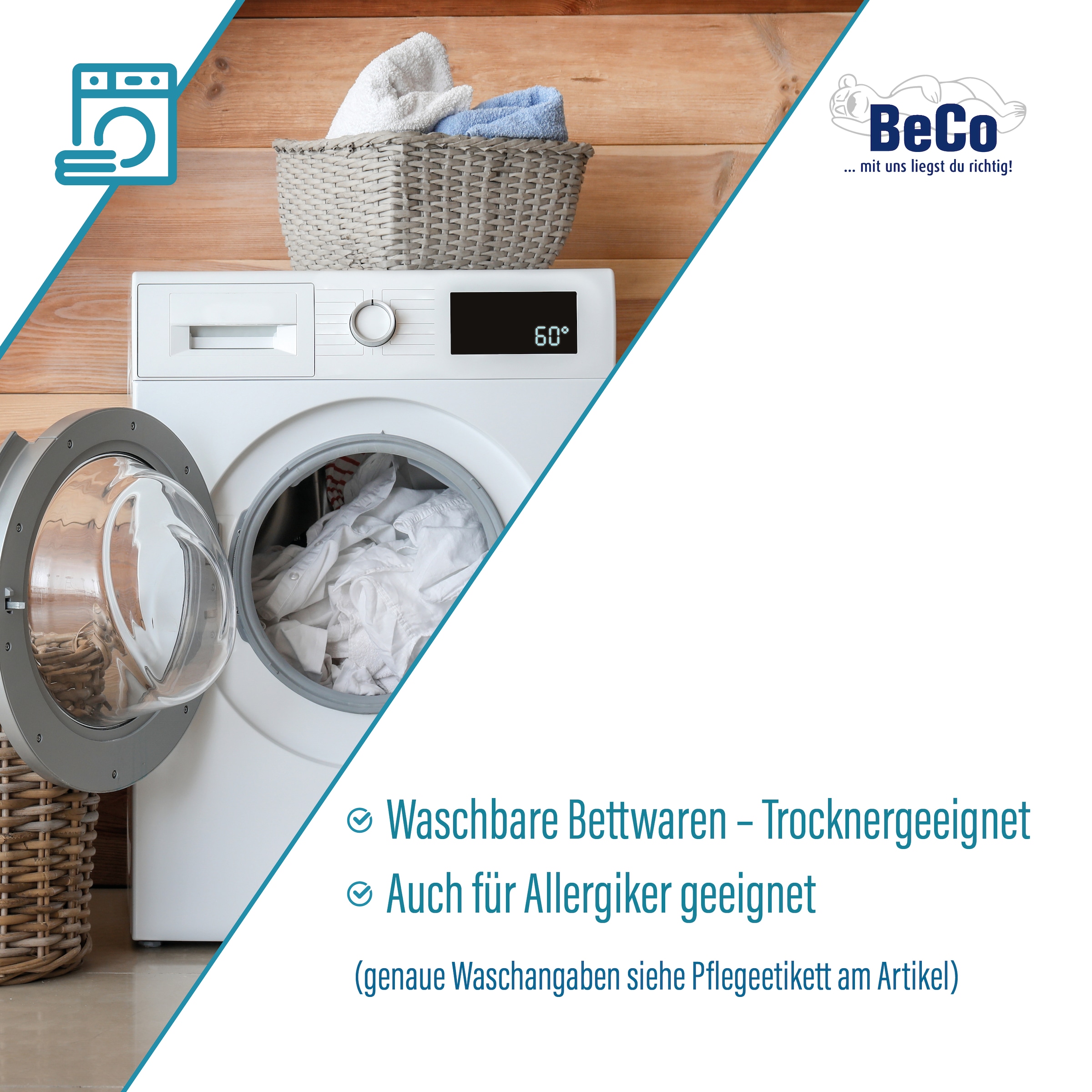 Beco Microfaserbettdecke »2 für 1, Bettdecken für Sommer und Winter, inkl. 1 Gratis-Leichtdecke« leicht Füllung Polyester Bezug Polyester 1 Stk. tlg. Bettdecke 135x200 cm, 155x220 cm und weitere Größen, Decke