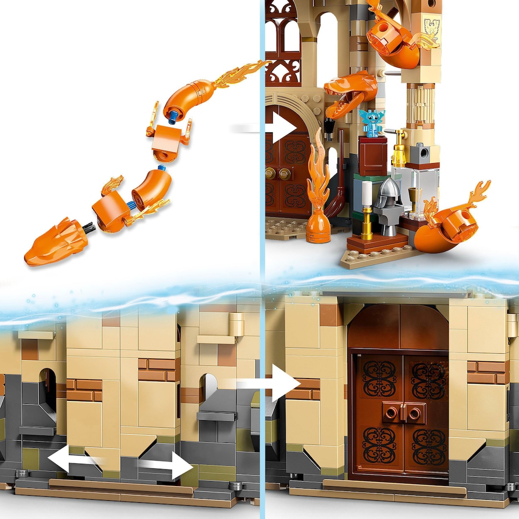 LEGO® Konstruktionsspielsteine »Hogwarts: Raum der Wünsche (76413), LEGO® Harry Potter«, (587 St.)