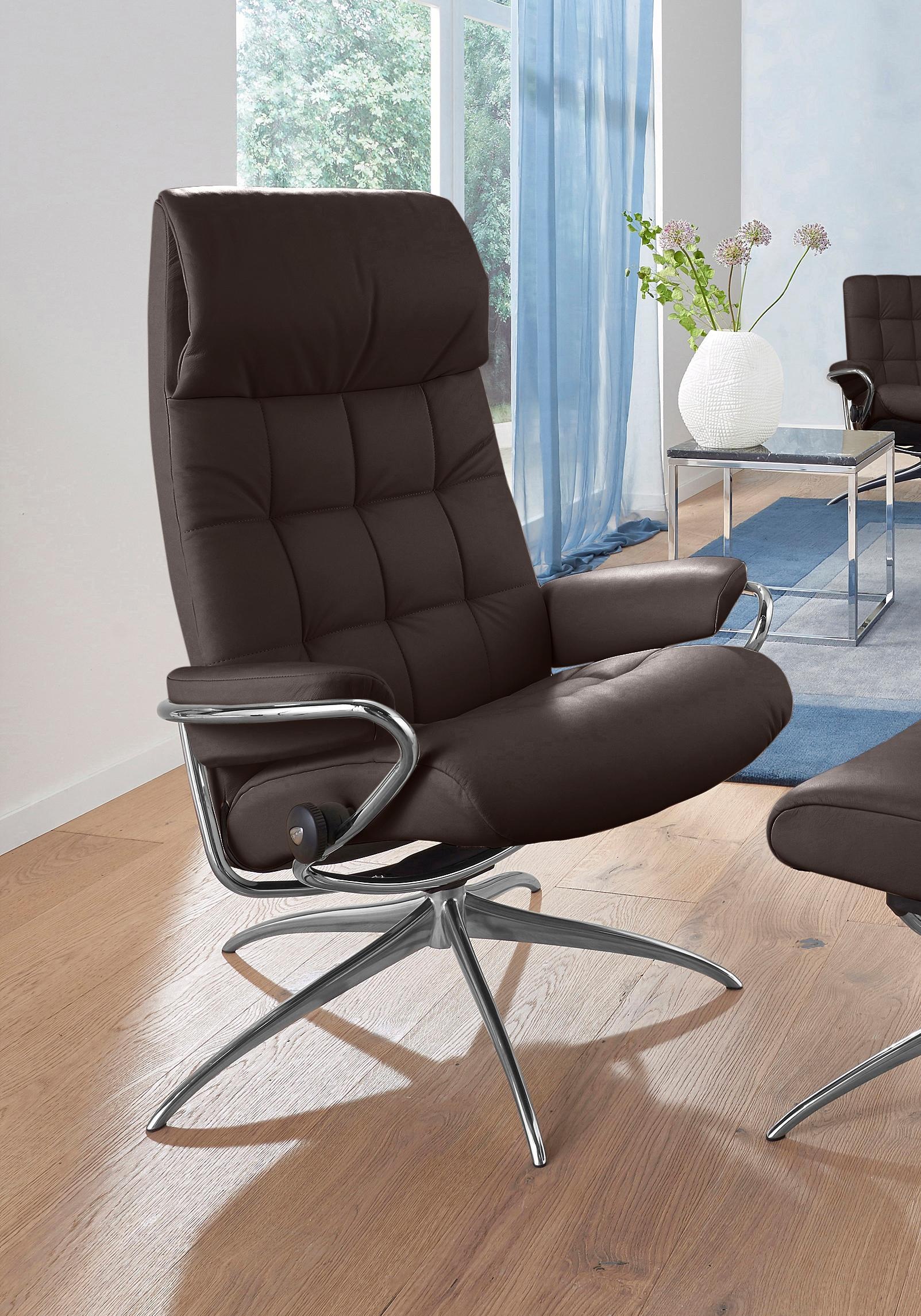 Stressless® Relaxsessel »London«, High Back, mit Star Base, Gestell Chrom