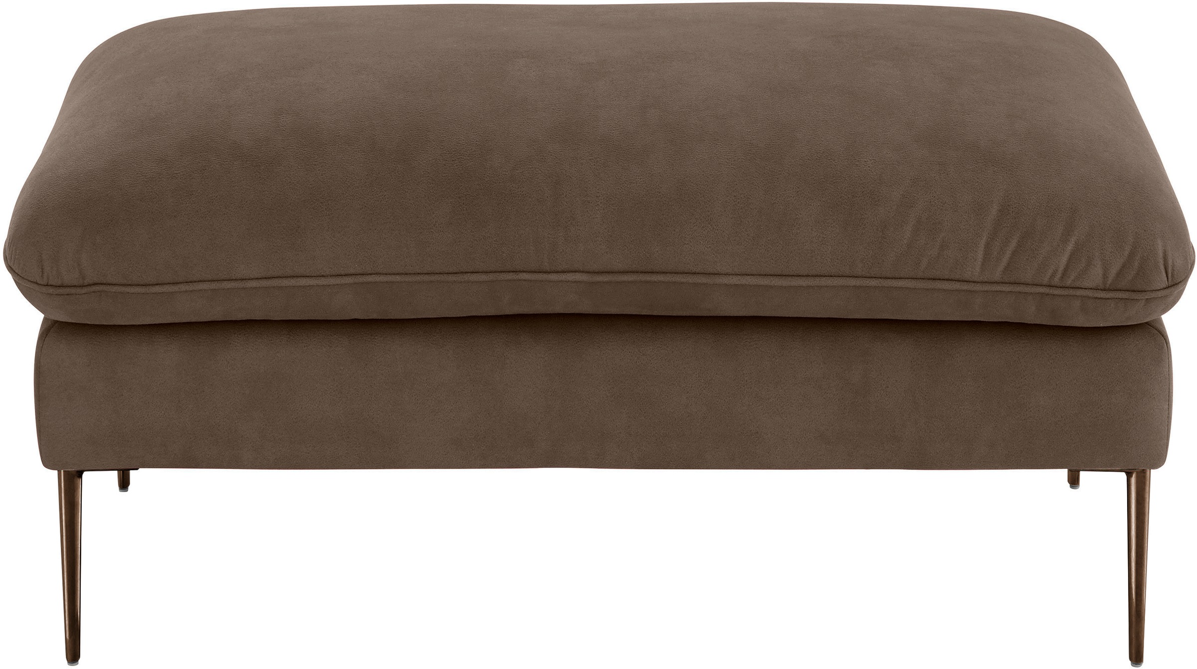 W.SCHILLIG Hocker »enjoy&MORE«, Füße bronze pulverbeschichtet, Breite 106 cm
