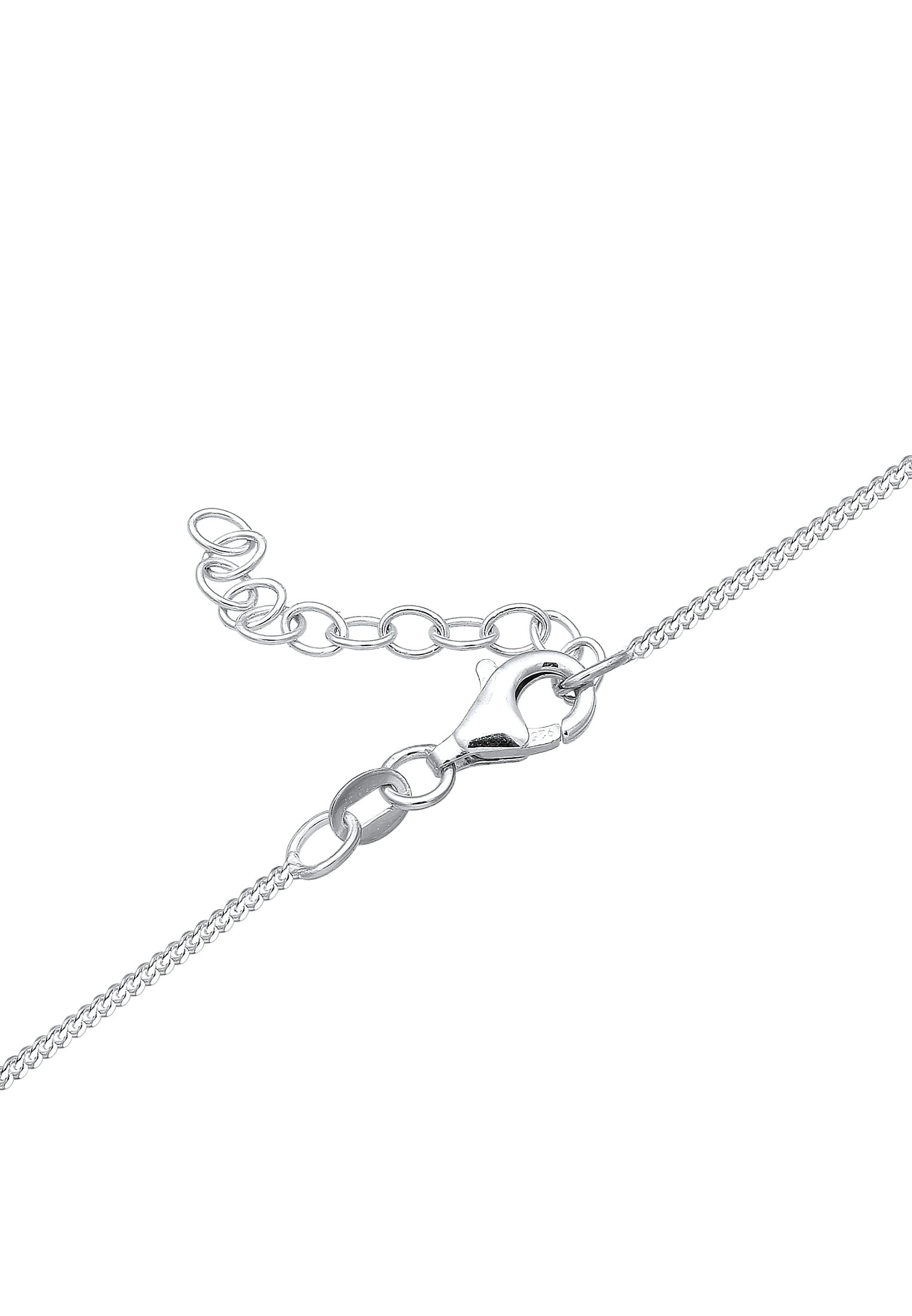 Elli Silberkette »Halskette Layer Weiß 925 Sterling Silber, mit Kristallen von Swarovski®«
