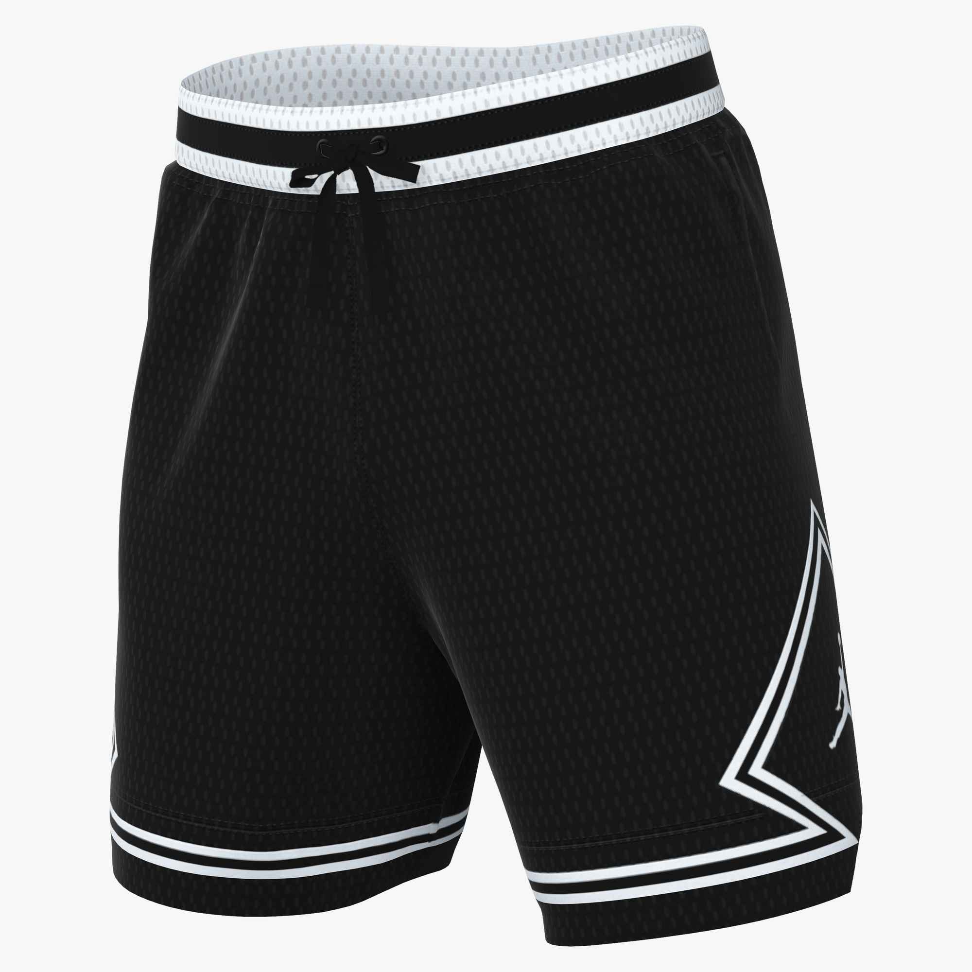 Jordan Trainingsshorts »Jordan Sport Men's Dri-FIT 9" Diamond Shorts«  mit elastischem Bund mit Kordelzug, aus Mesh-Material, gerade Passform