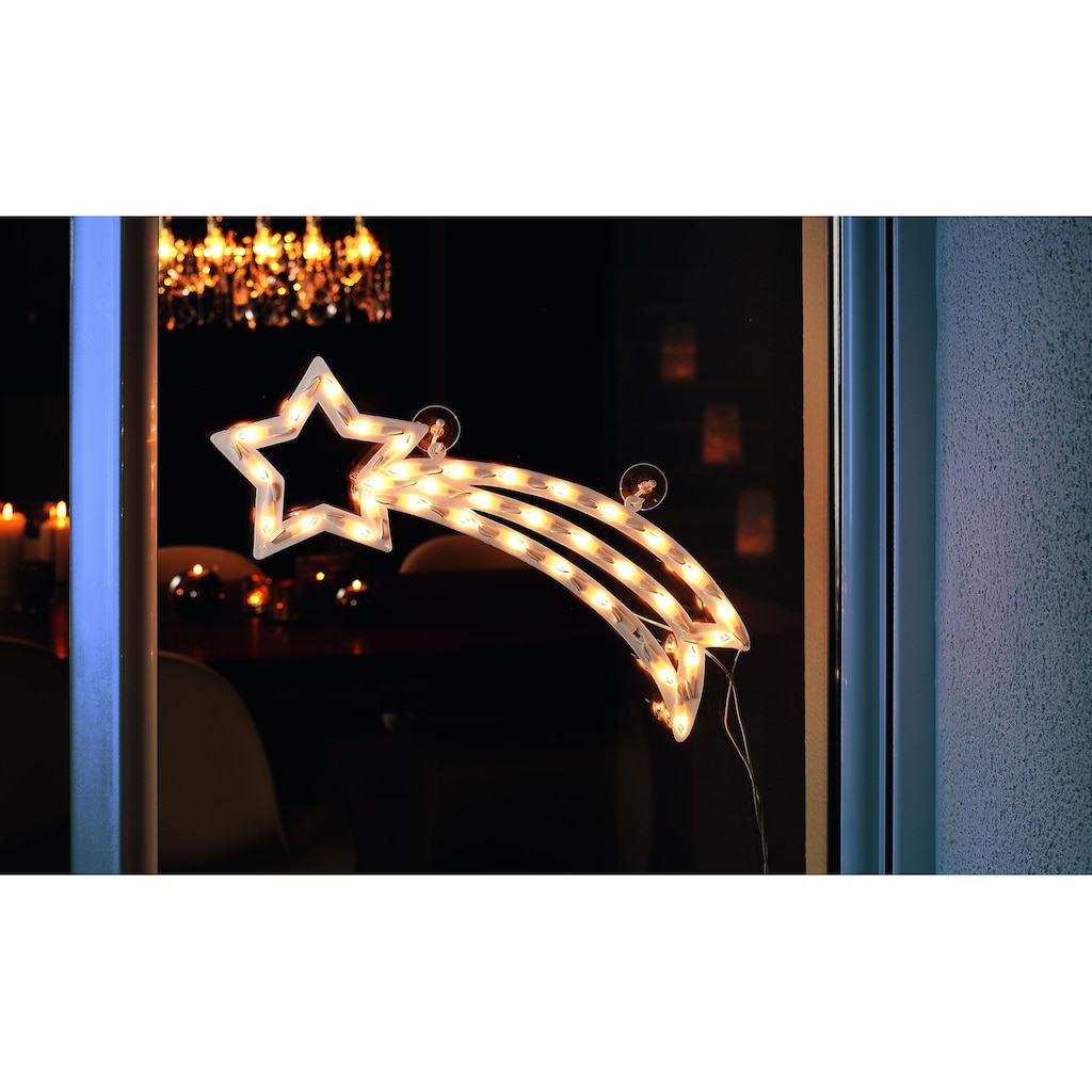 KONSTSMIDE LED Stern »Weihnachtsstern, Weihnachtsdeko«, 35 flammig-flammig