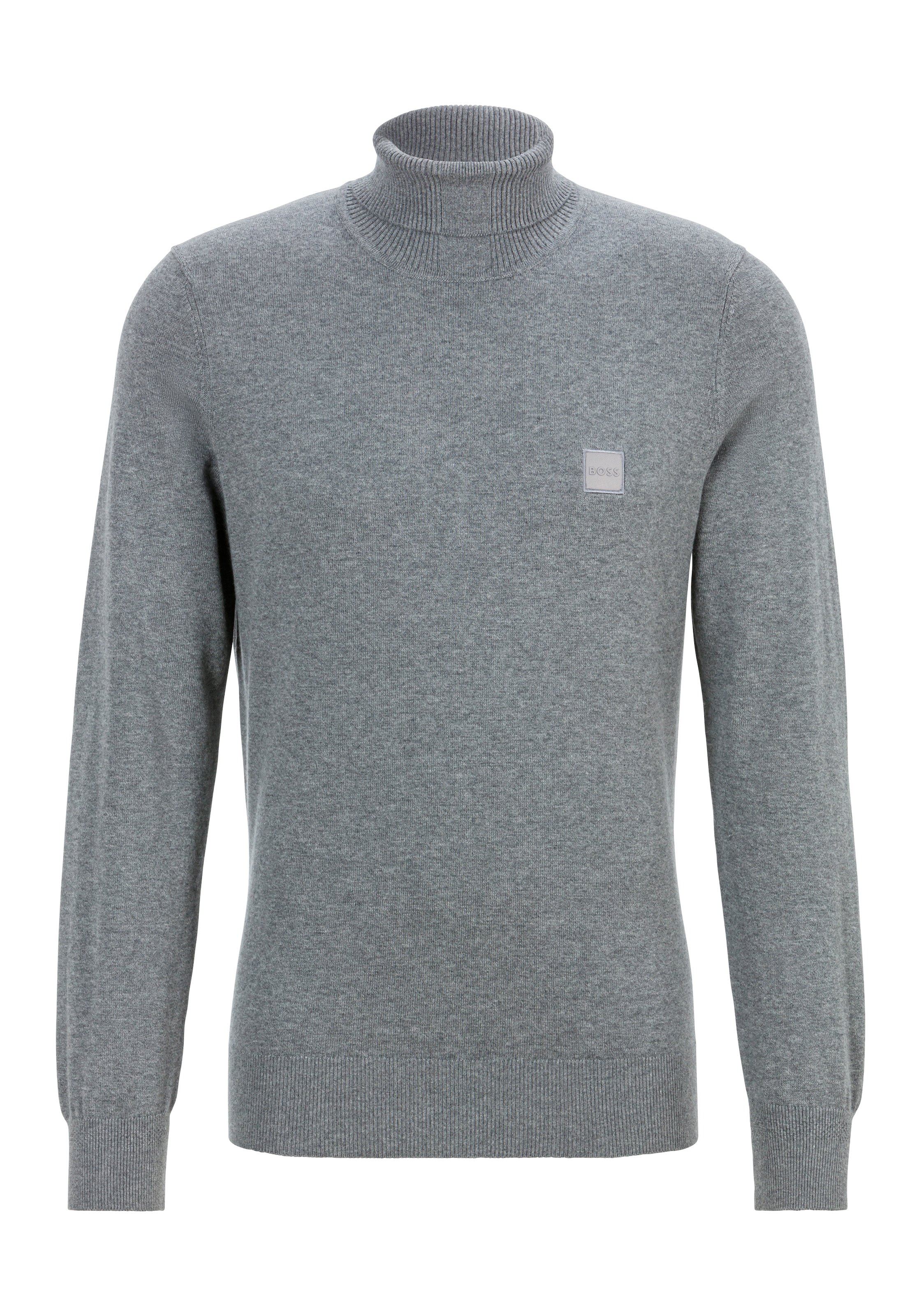 BOSS ORANGE Strickpullover »Akiro«, mit kleinem Stehkragen