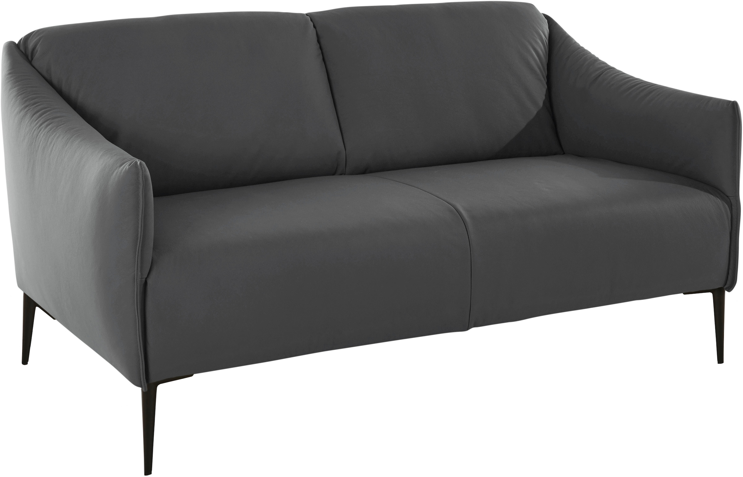 W.SCHILLIG 2-Sitzer »sally«, mit Metallfüßen in Schwarz pulverbeschichtet, Breite 154 cm