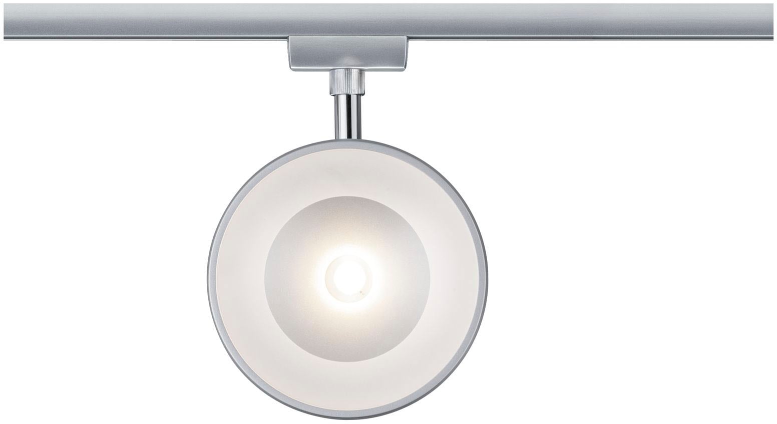 Paulmann Schienensystem-Leuchten »URail Schienenspot Arena 800lm 14W 2700K 230V Schwarz matt, Chrom«, Einzelspot, dimmbar