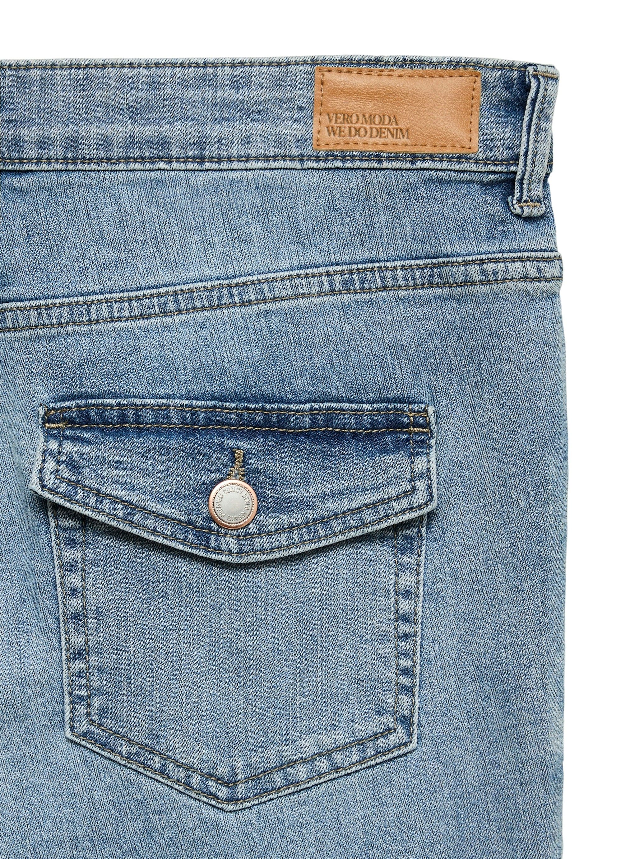 Vero Moda Bootcut-Jeans »VMFLASH MR FLARED POCKET JNS RA3043 NOOS«