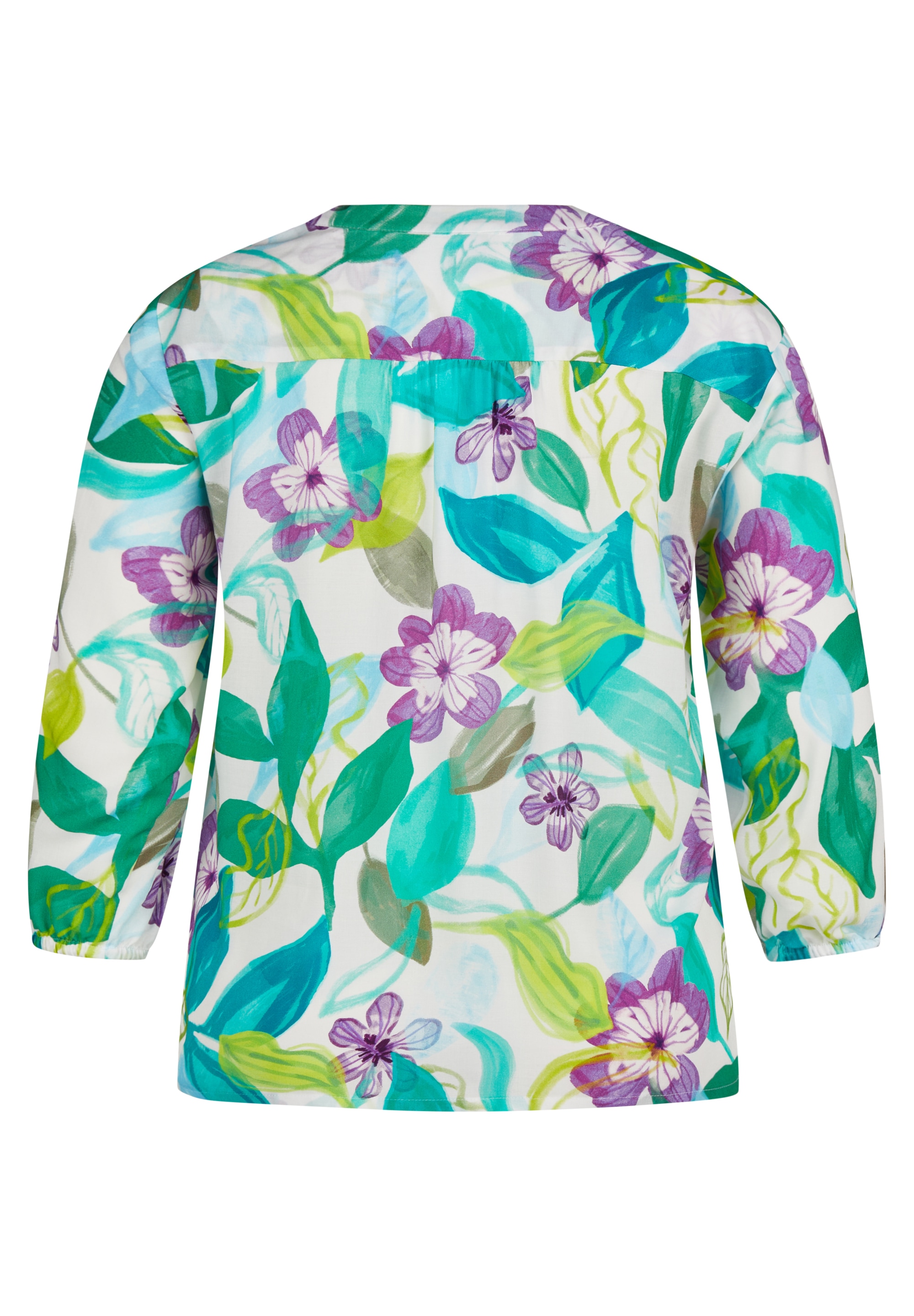 Rabe Druckbluse, mit 3/4 -Arm und floralem Muster