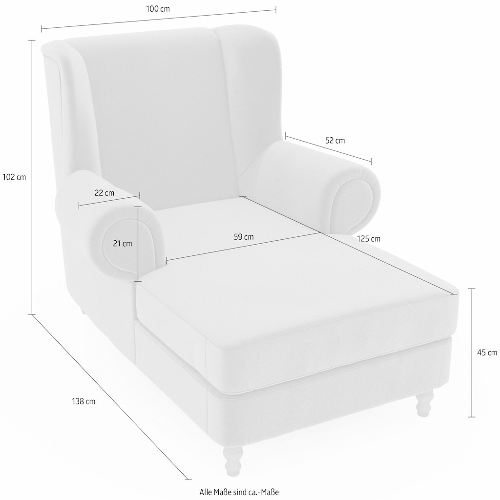 Max Winzer® Ohrensessel »Madeleine«