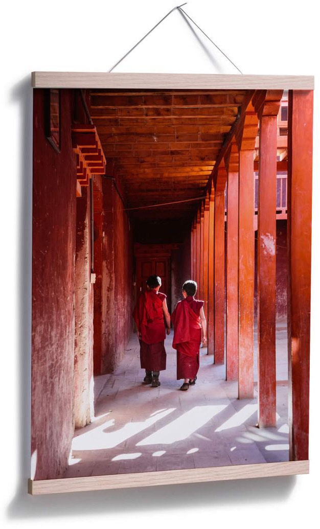 Wall-Art Poster »Mönche Nepal«, Menschen, (1 St.), Poster, Wandbild, Bild,  Wandposter kaufen im OTTO Online Shop