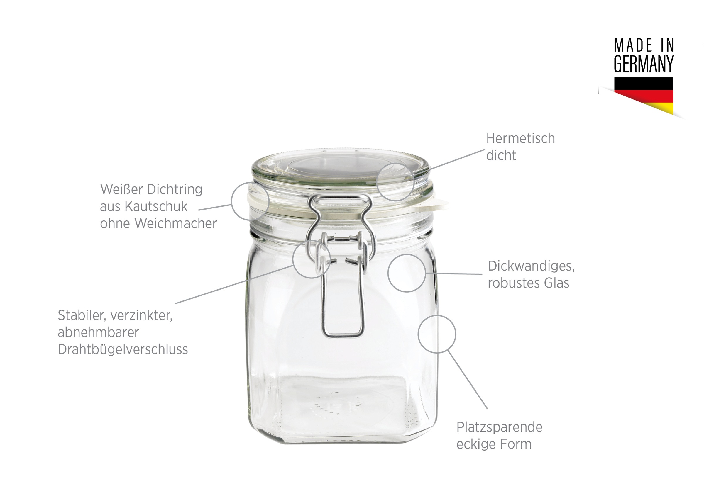 MÄSER Einmachglas »Gothika« 7 tlg.