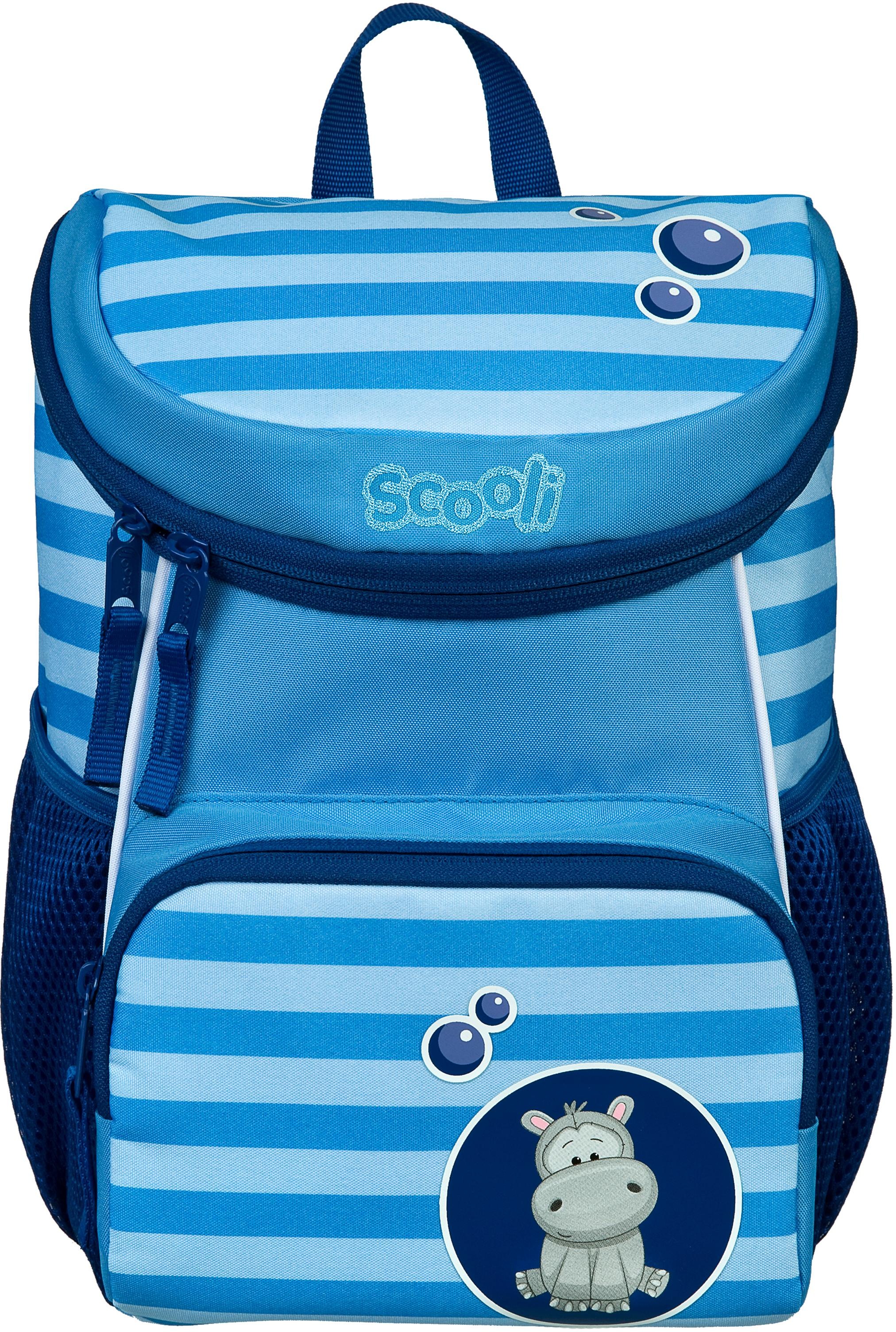 Scooli Kinderrucksack »Mini-Me, Henri Hippo«, Reflektoren