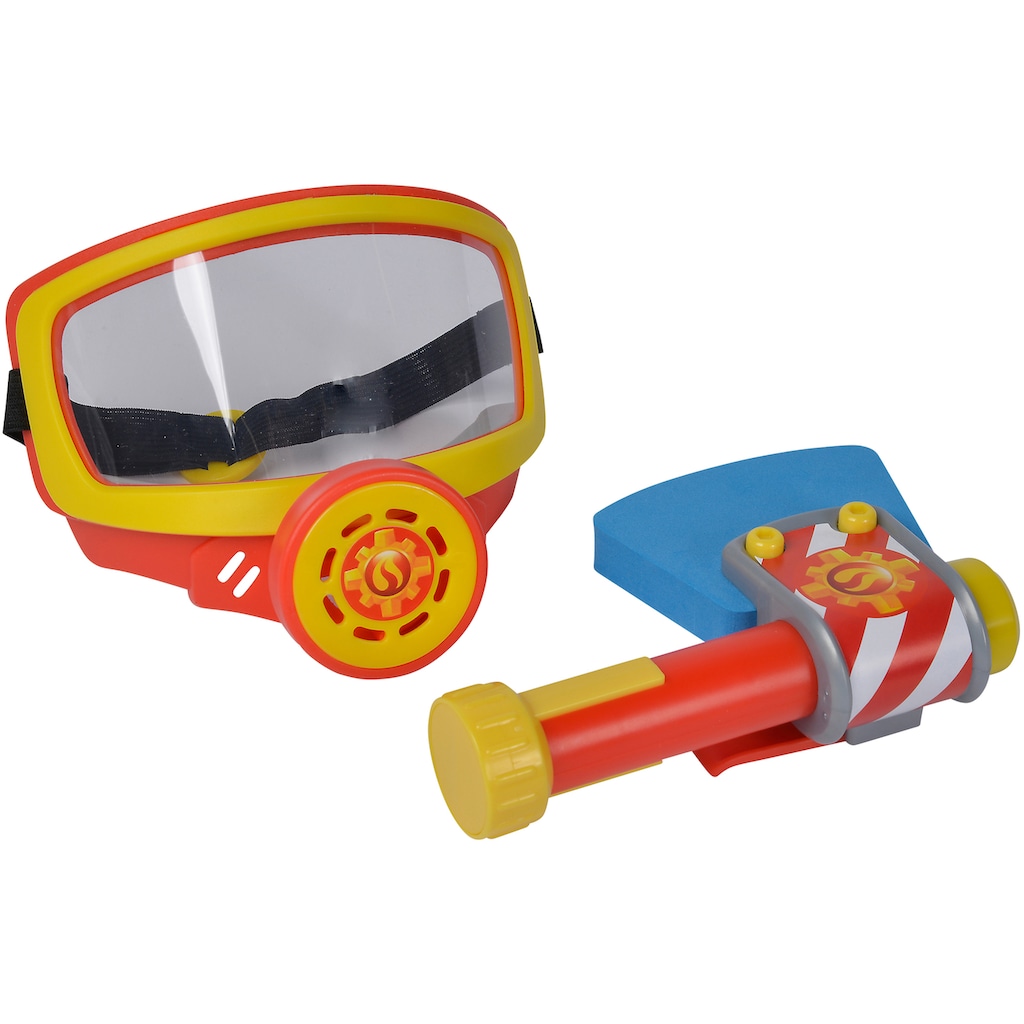 SIMBA Spielzeug-Sauerstoffmaske »Feuerwehrmann Sam, Feuerwehr Sauerstoffmaske«, (Set, 2 tlg.)