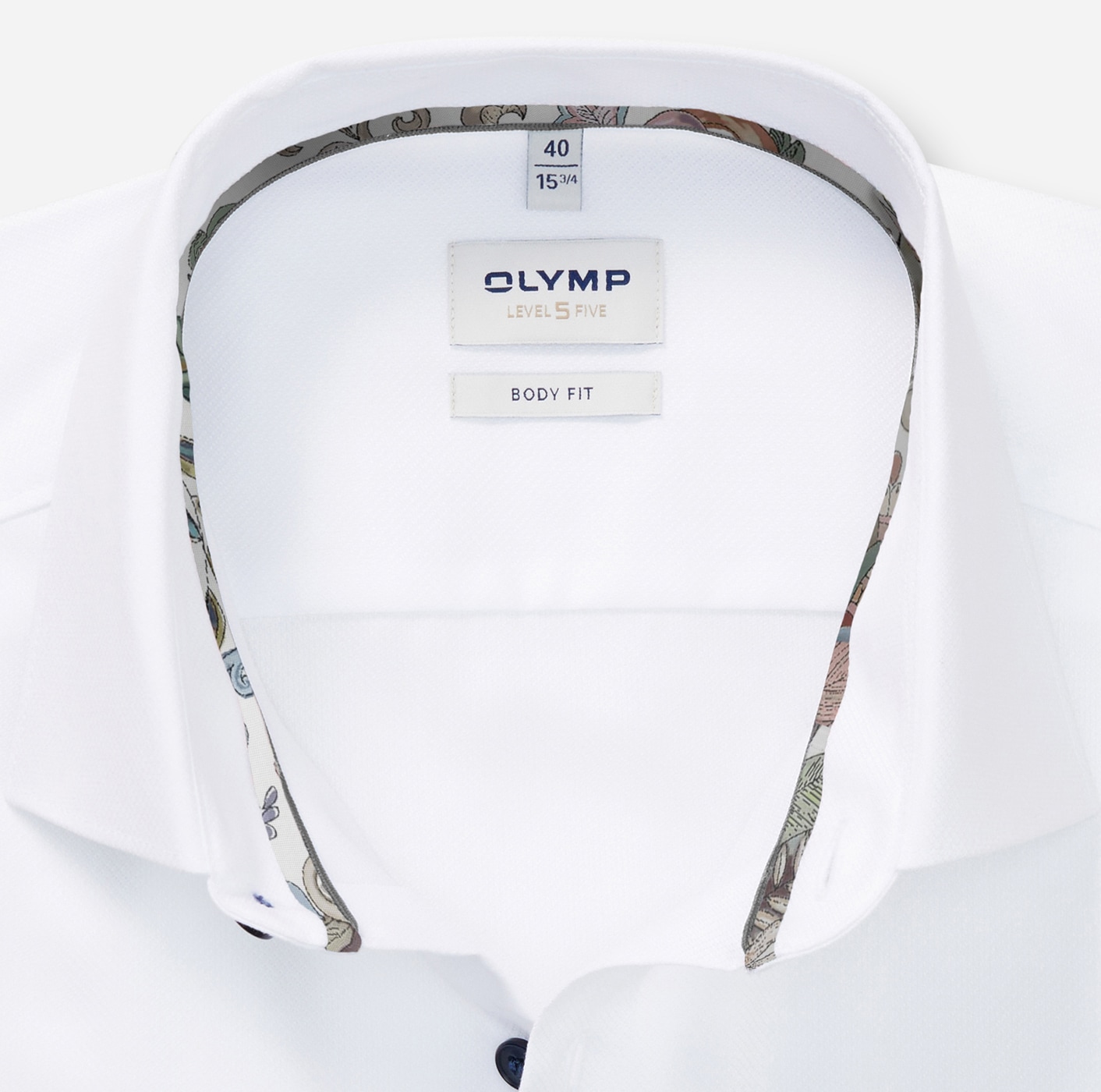 OLYMP Langarmhemd »Level 5«, New York Kentkragen, body fit, Businesshemd, extra langer Arm