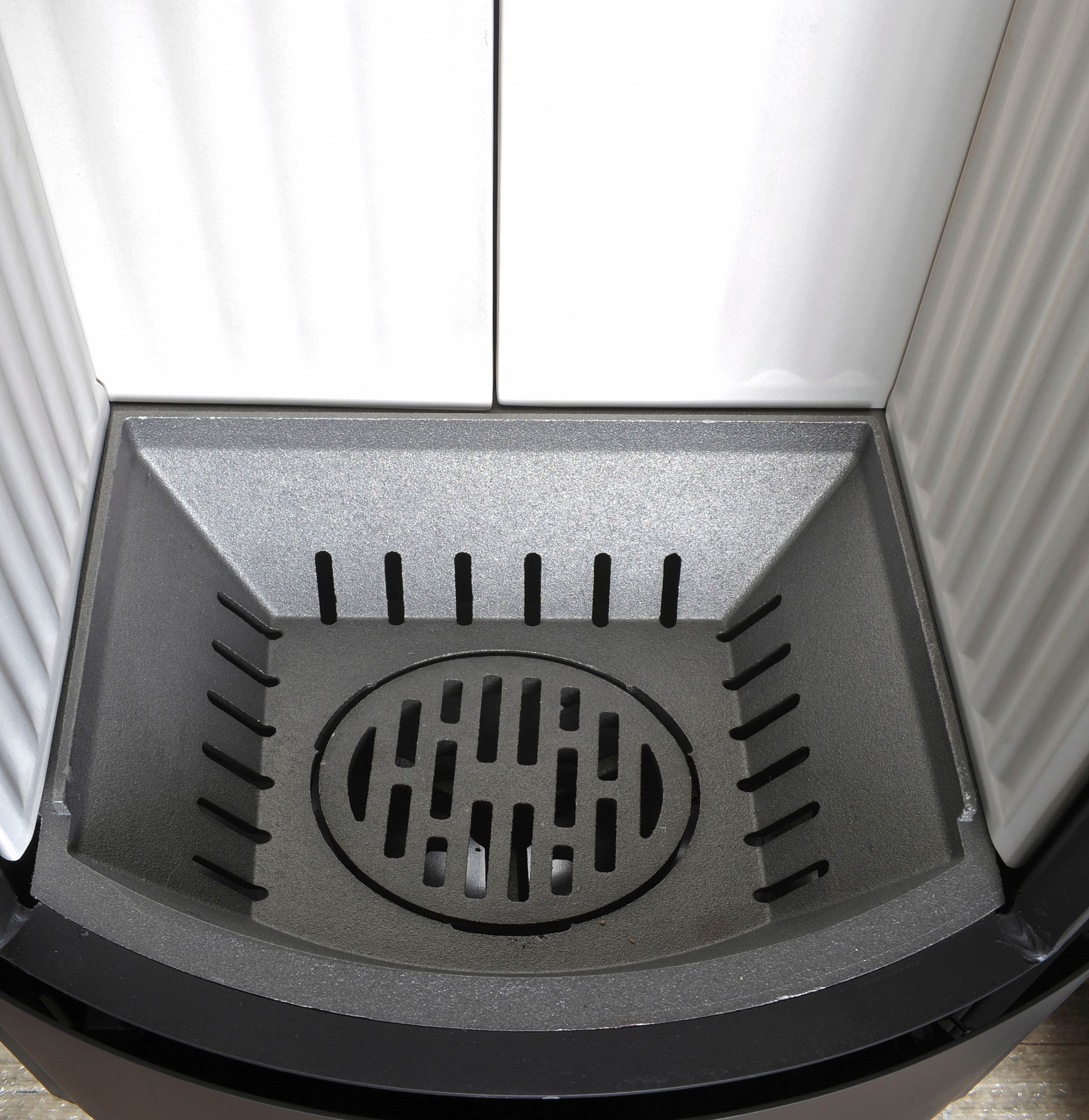 HARK Kaminofen »»Vito WW GT ECOplus 8,4 KW««, Ofenkacheln meteor-schwarz