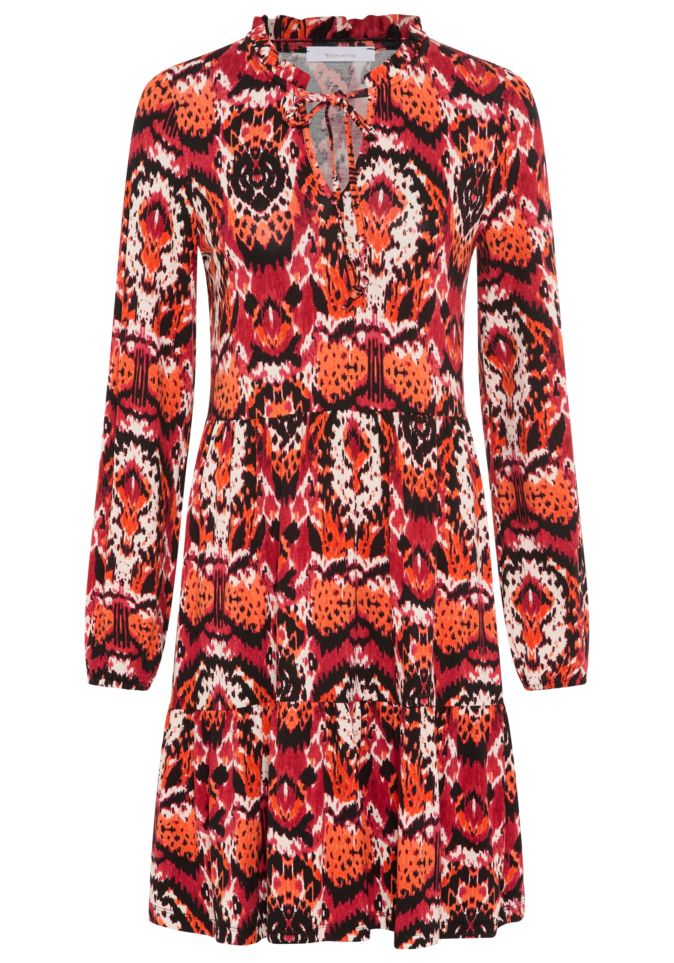 Tamaris Minikleid festliche Anlässe,  aus Jerseystoff,  Langarm