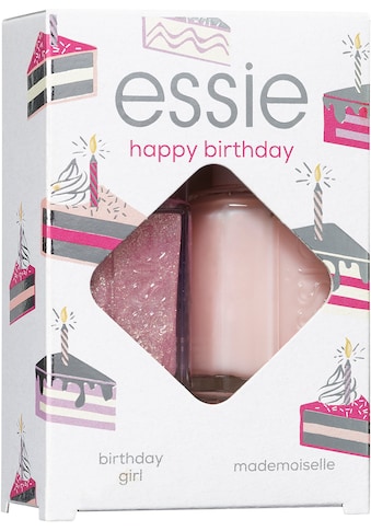 essie Nagellack-Set »happy birthday«, (2 tlg., Nagellackfarbe birthday girl (13,5ml) +... kaufen