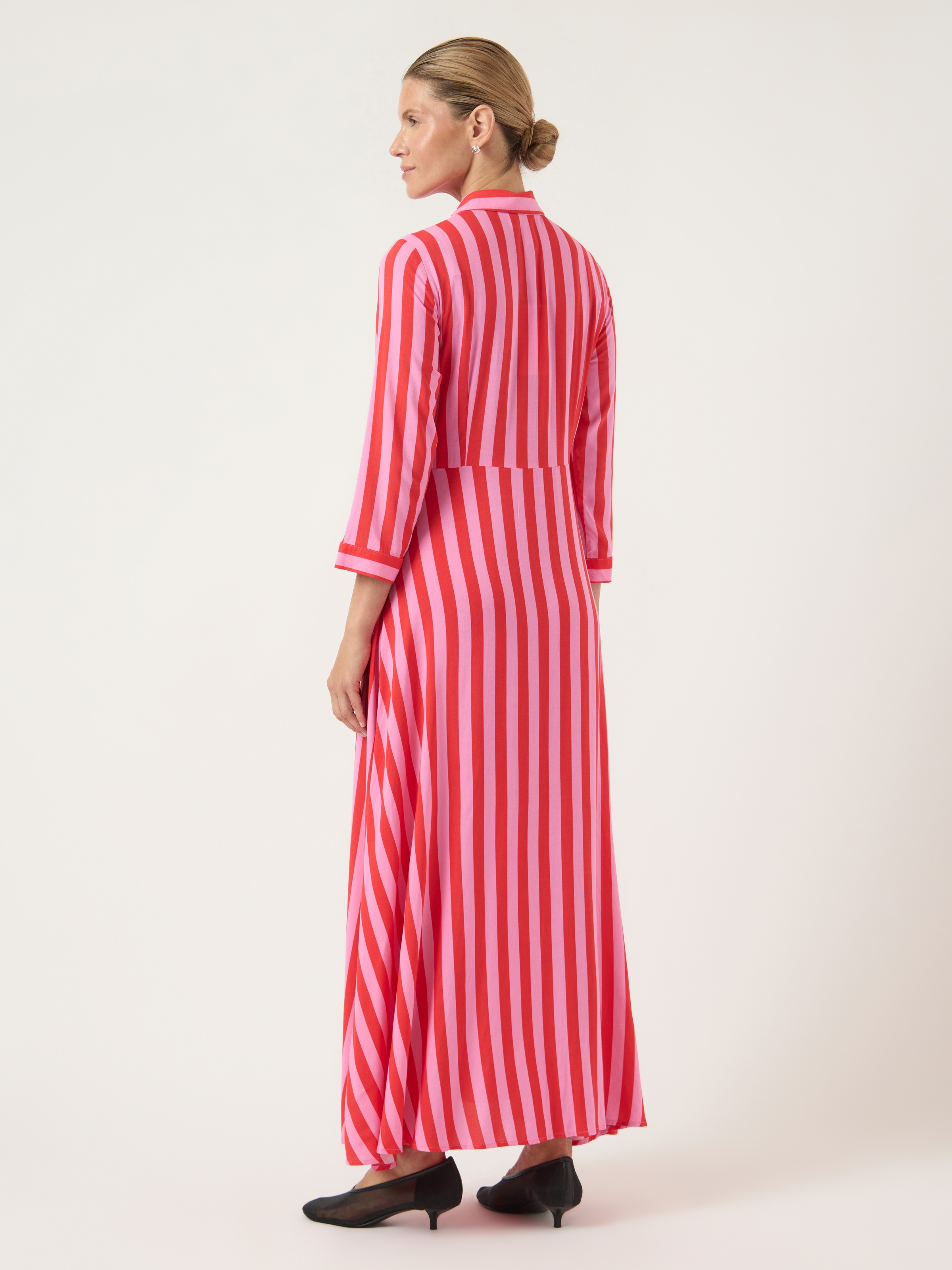 Y.A.S Hemdblusenkleid »YASSAVANNA LONG SHIRT DRESS« Sommerkleid, mit 3/4 Ärmel