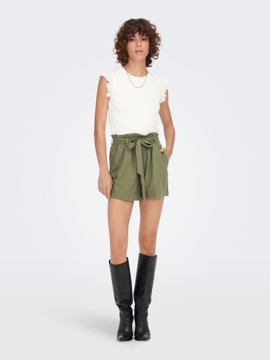 JDY Shorts »JDYSAY MW LINEN SHORTS WVN NOOS«