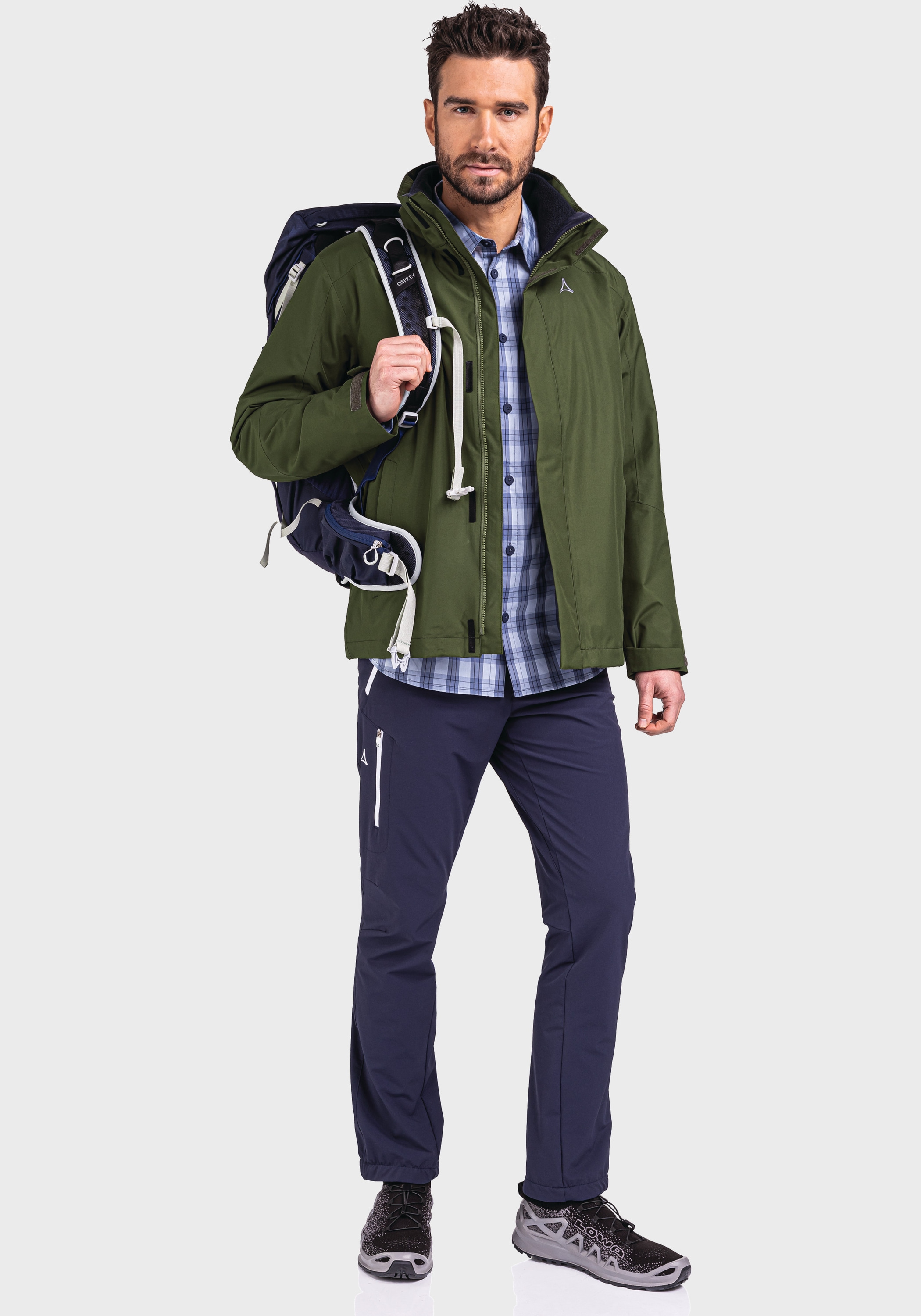 Schöffel Doppeljacke »3in1 Jacket Partinello M«, mit Kapuze