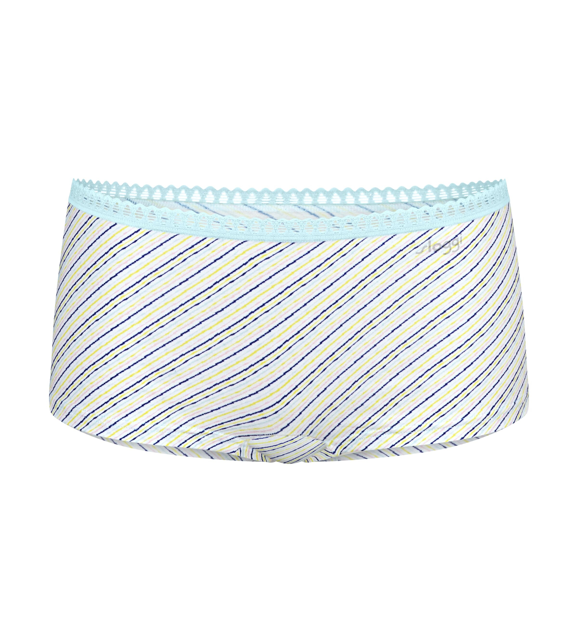 sloggi Panty »GO Crush« 3er Pack,  mit Spitzendetails, Cotton-Mix
