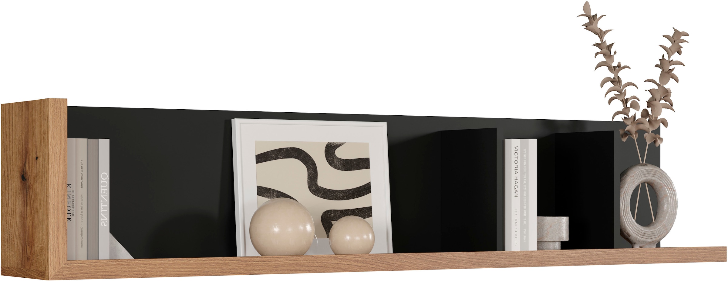 INOSIGN Wandboard »Premont«, (1 St.), Wandregal, zweifarbiges 3 150 OTTO cm ca. mit online bei breit, Ablagen Eiche moderne