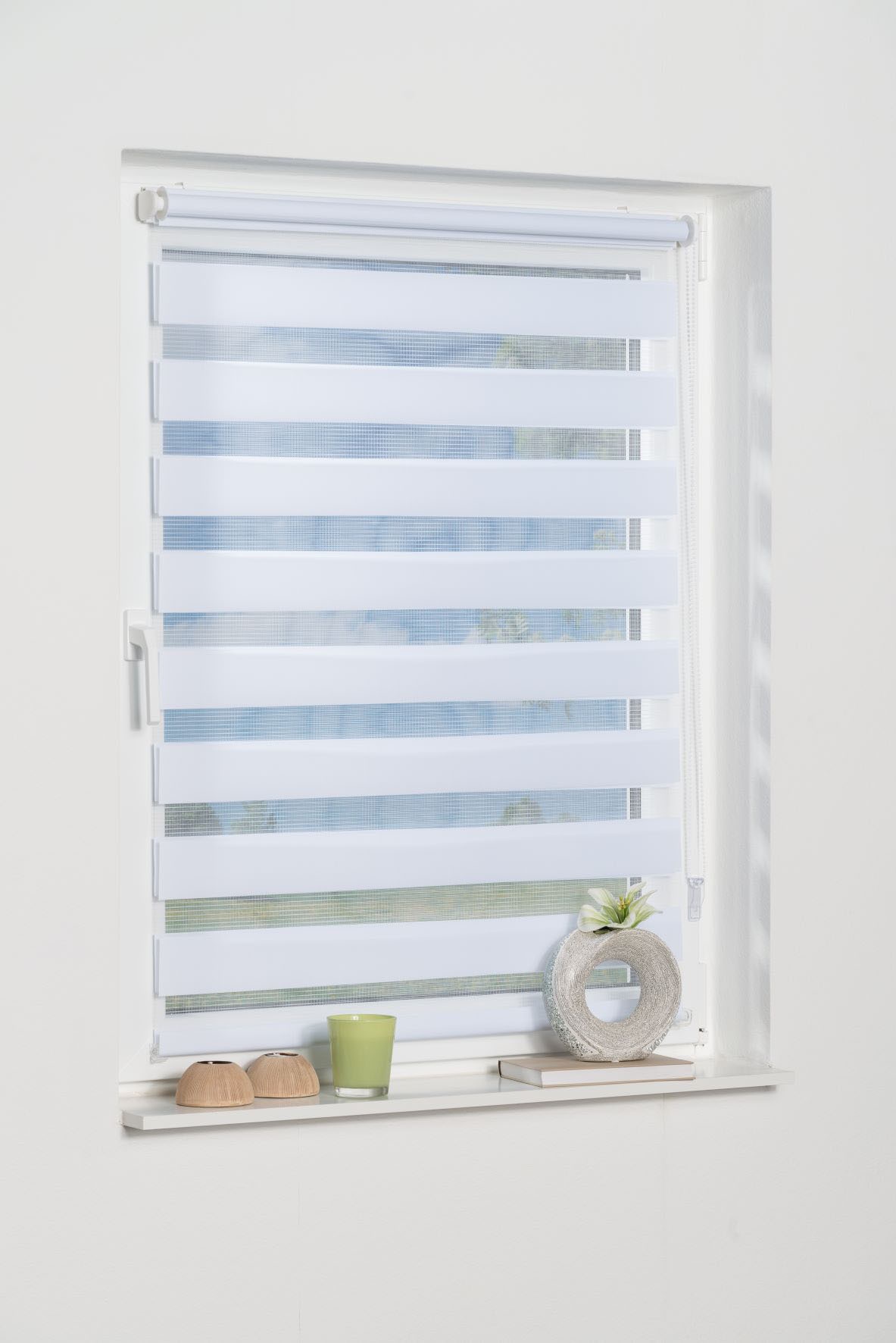K-Home Doppelrollo »Maringa Klemmfix« Lichtschutz ohne Bohren in verschiedenen Größen und 11 Farben erhältlich in weiß